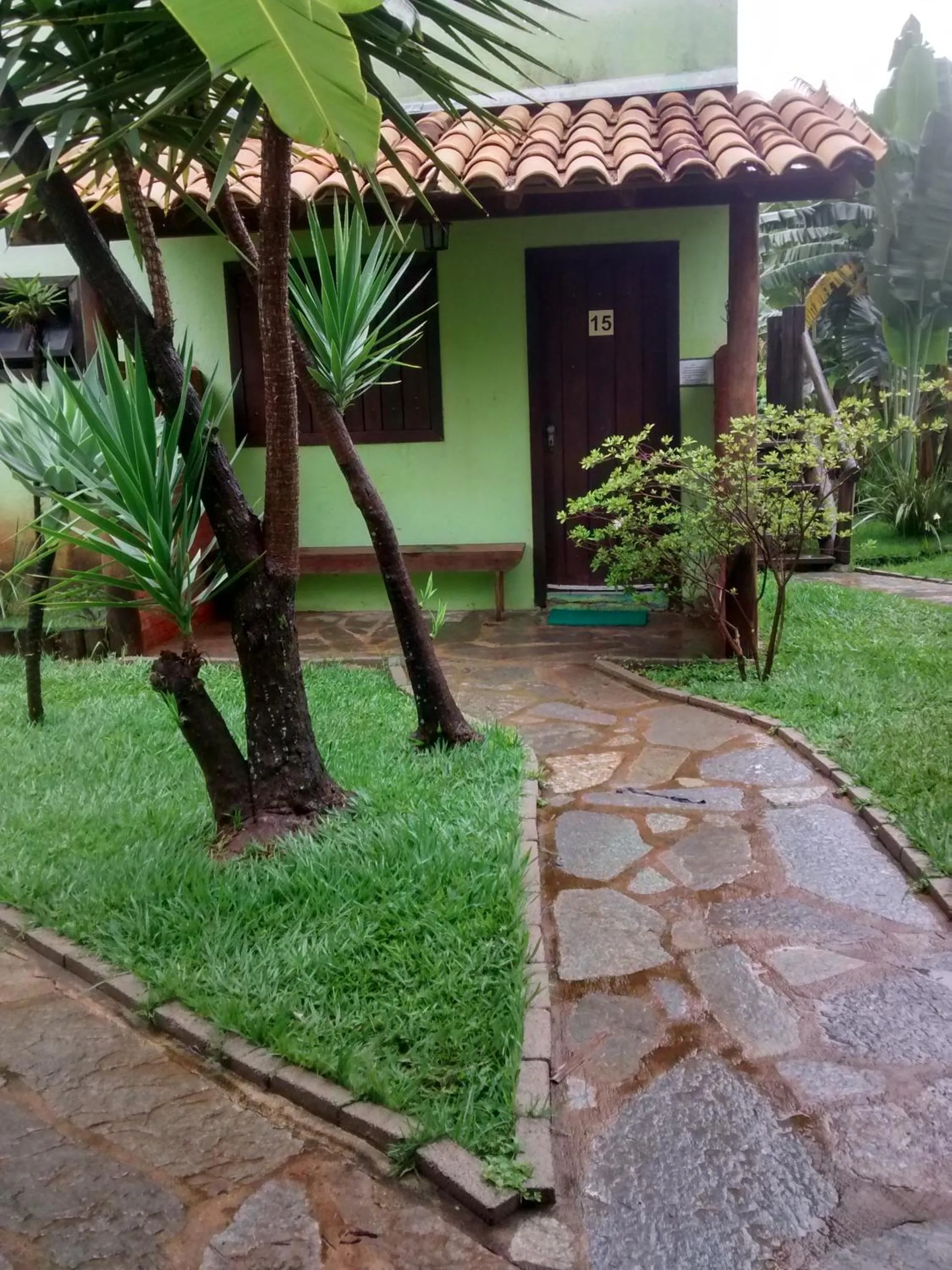 Balcony/Terrace in Pousada Banana Cipó