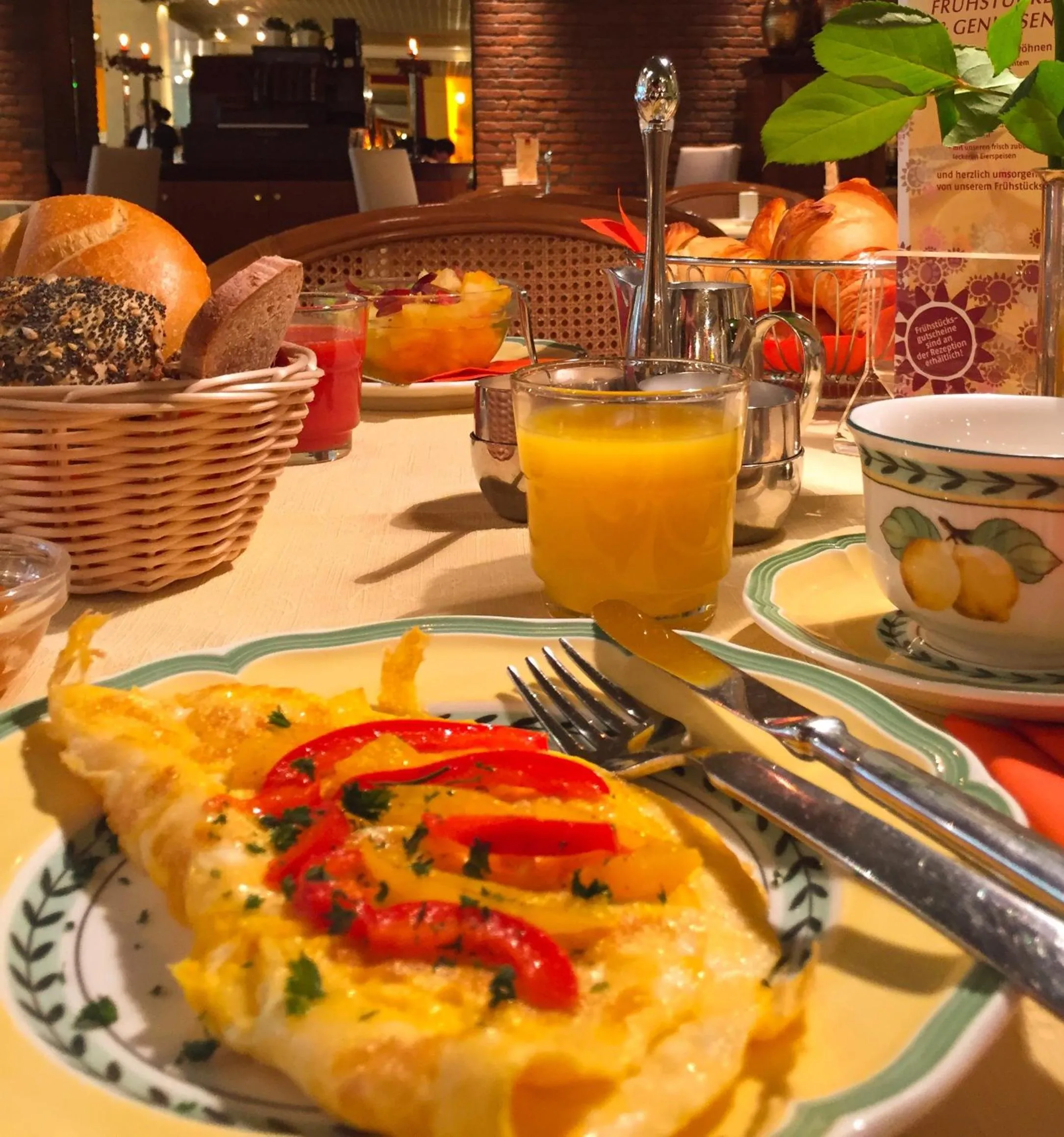 Food and drinks in City Hotel Ost am Kö