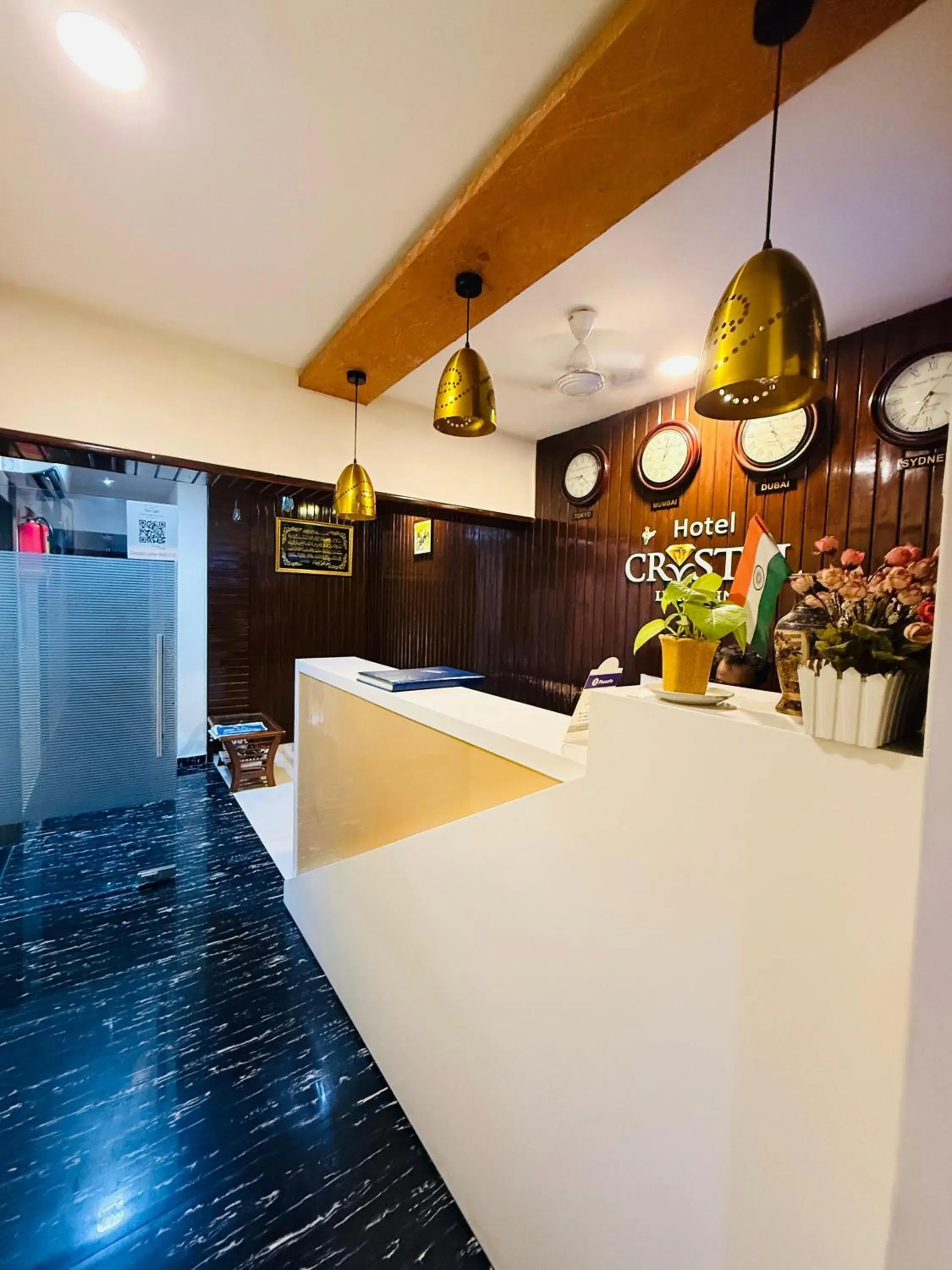 Lobby or reception in Hotel Crystal Luxury Inn- Bandra Lobby or reception in Hotel Crystal Luxury Inn- Bandra