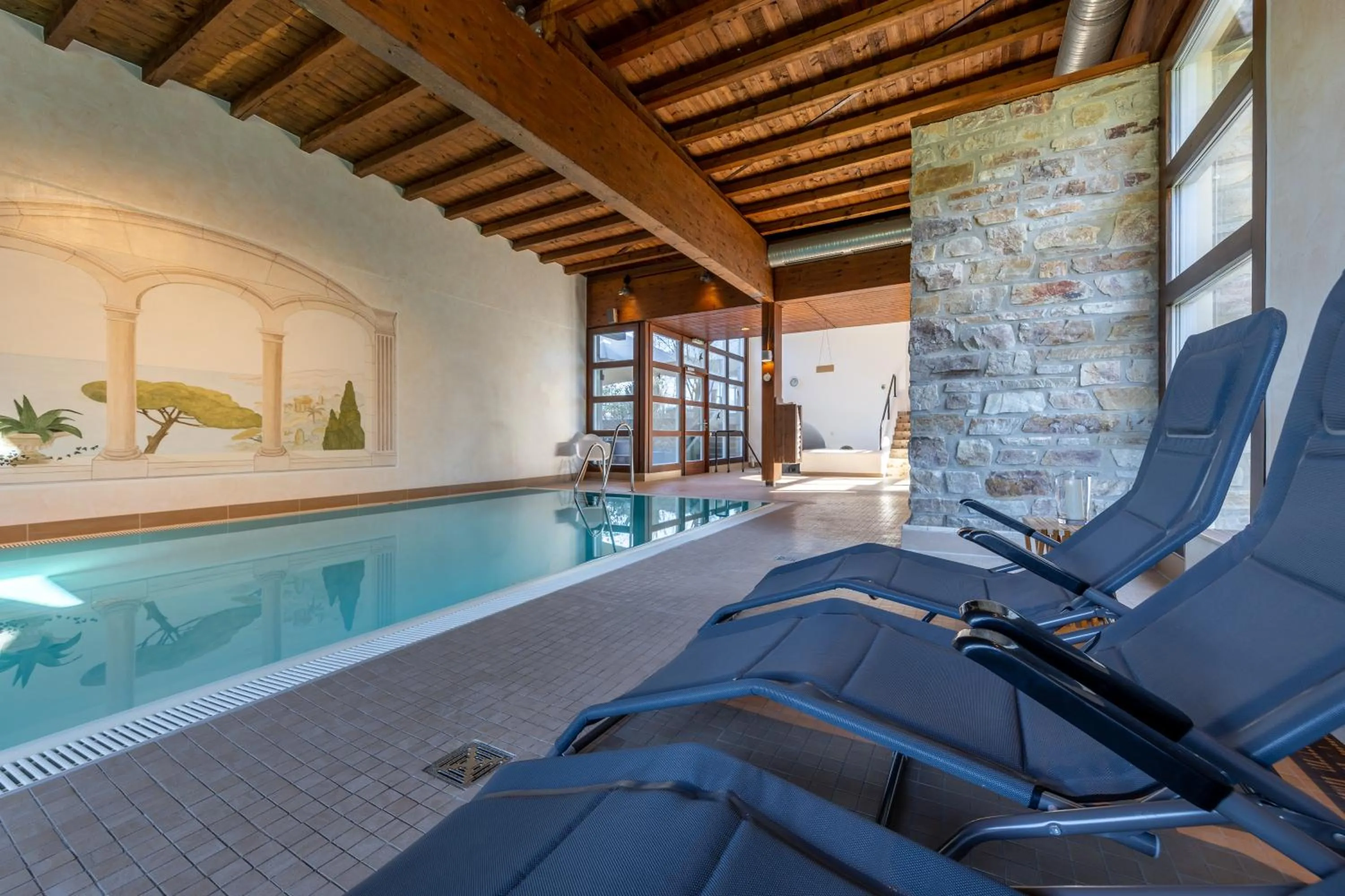 Sauna in Jagdschloss Hotel Niederwald