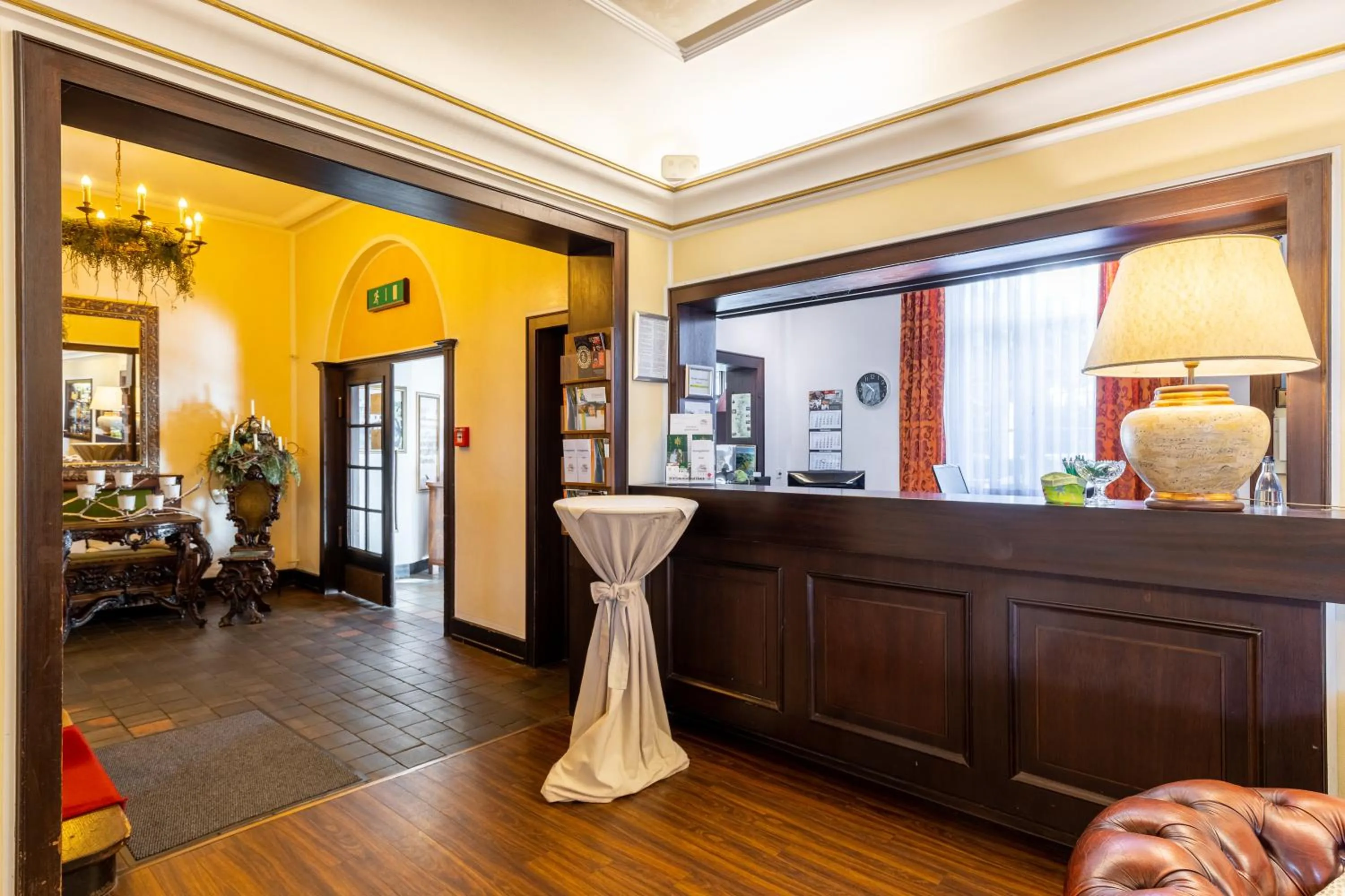 Lobby or reception in Jagdschloss Hotel Niederwald