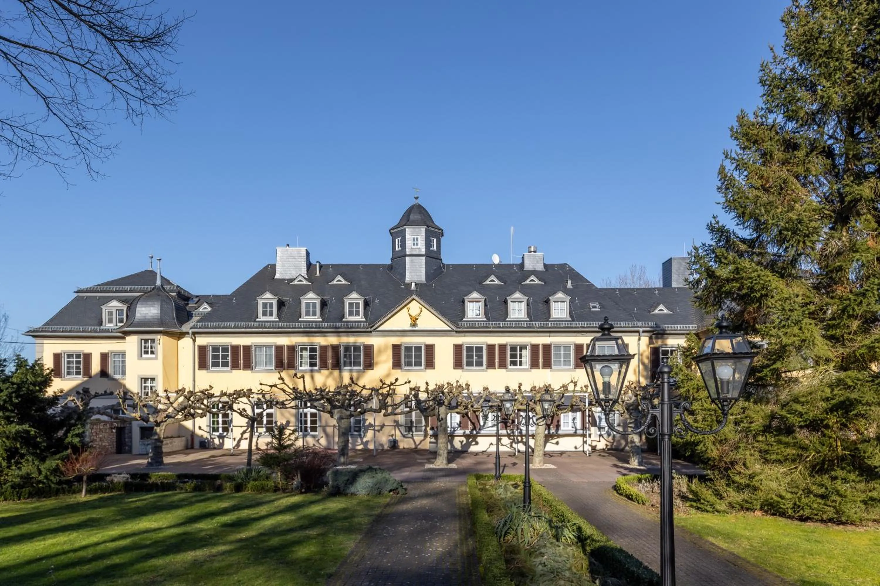 Property building in Jagdschloss Hotel Niederwald