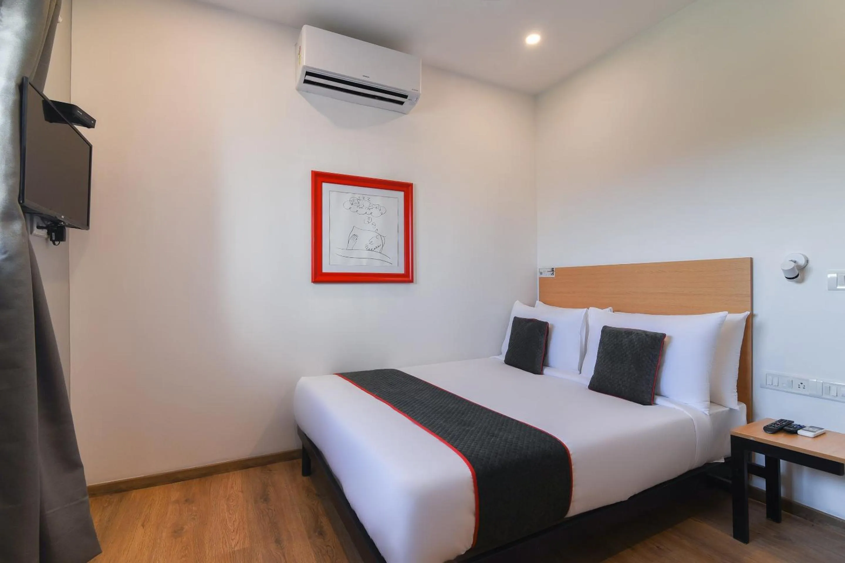 Bedroom, Bed in Super Townhouse Spruce Hotels Bellandur