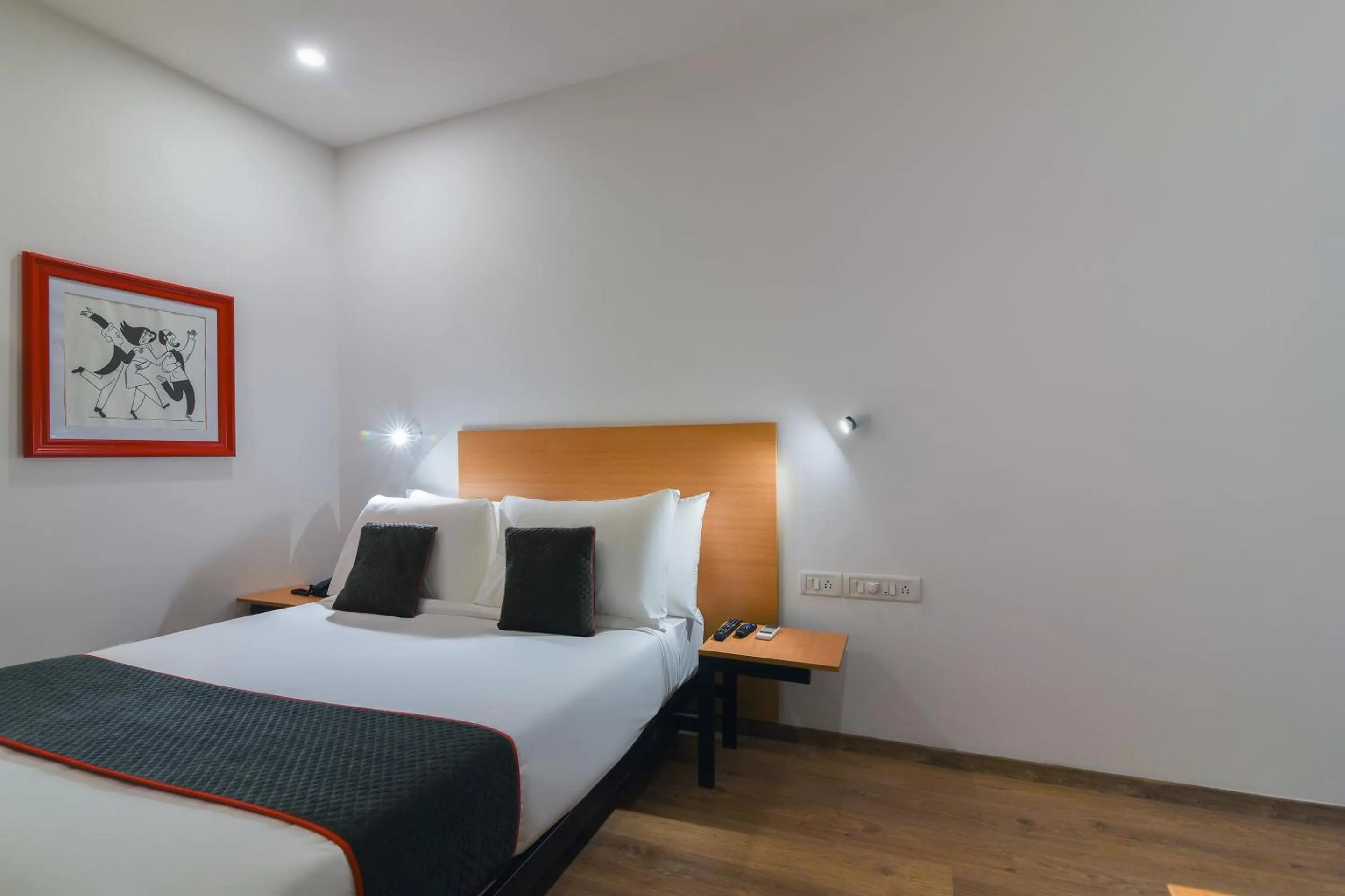 Bedroom, Bed in Super Townhouse Spruce Hotels Bellandur