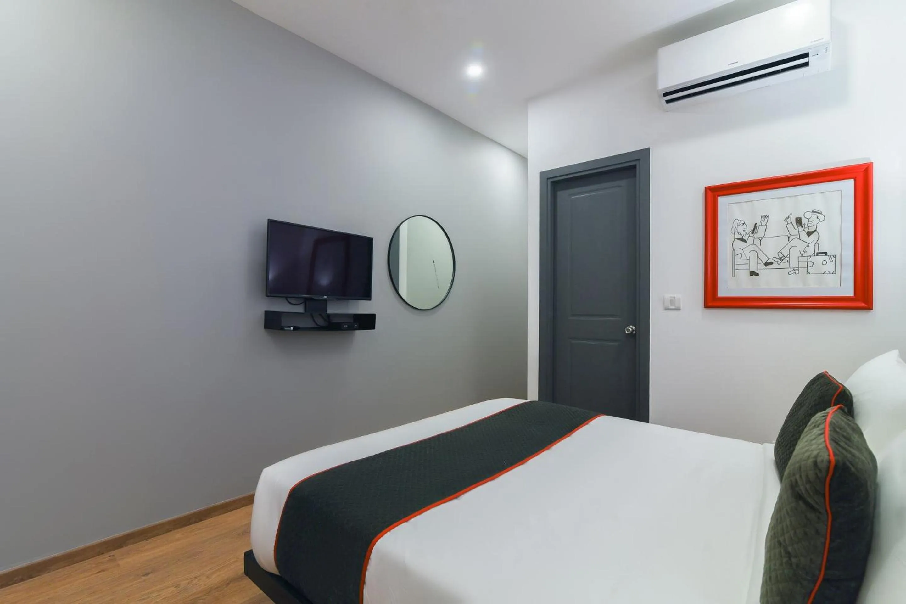 Bedroom, Bed in Super Townhouse Spruce Hotels Bellandur