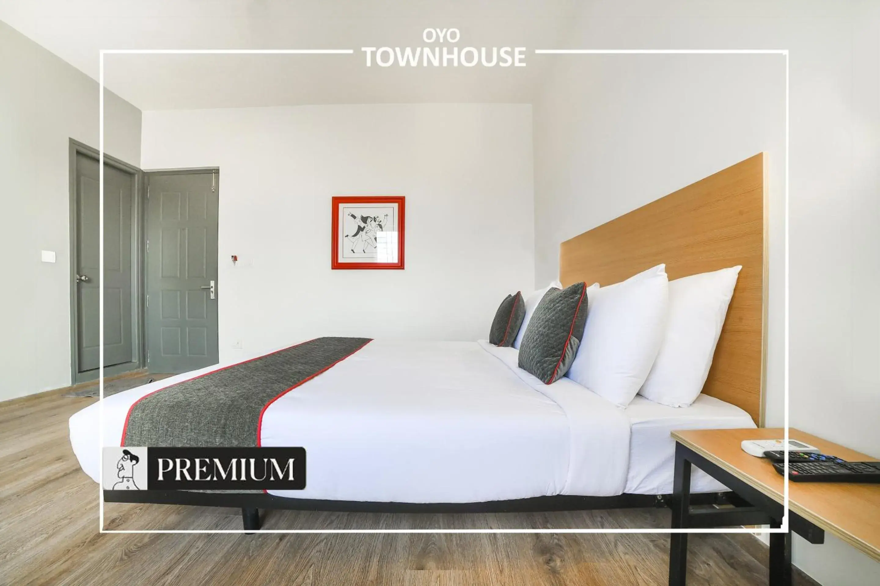 Bedroom, Bed in Super Townhouse Boutique Hotel Sarjapur Road Bedroom, Bed in Super Townhouse Boutique Hotel Sarjapur Road