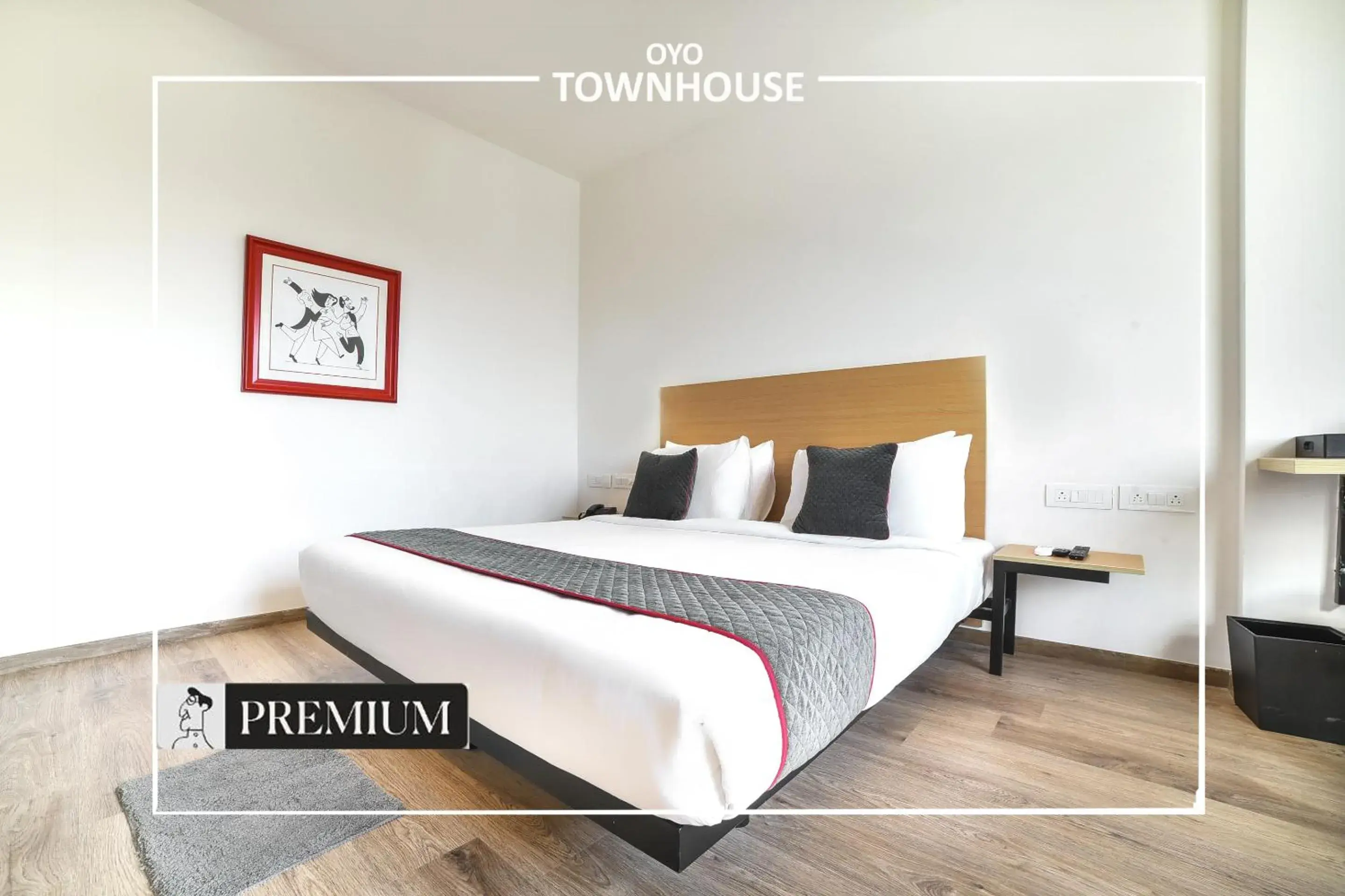 Bedroom, Bed in Super Townhouse Boutique Hotel Sarjapur Road Bedroom, Bed in Super Townhouse Boutique Hotel Sarjapur Road