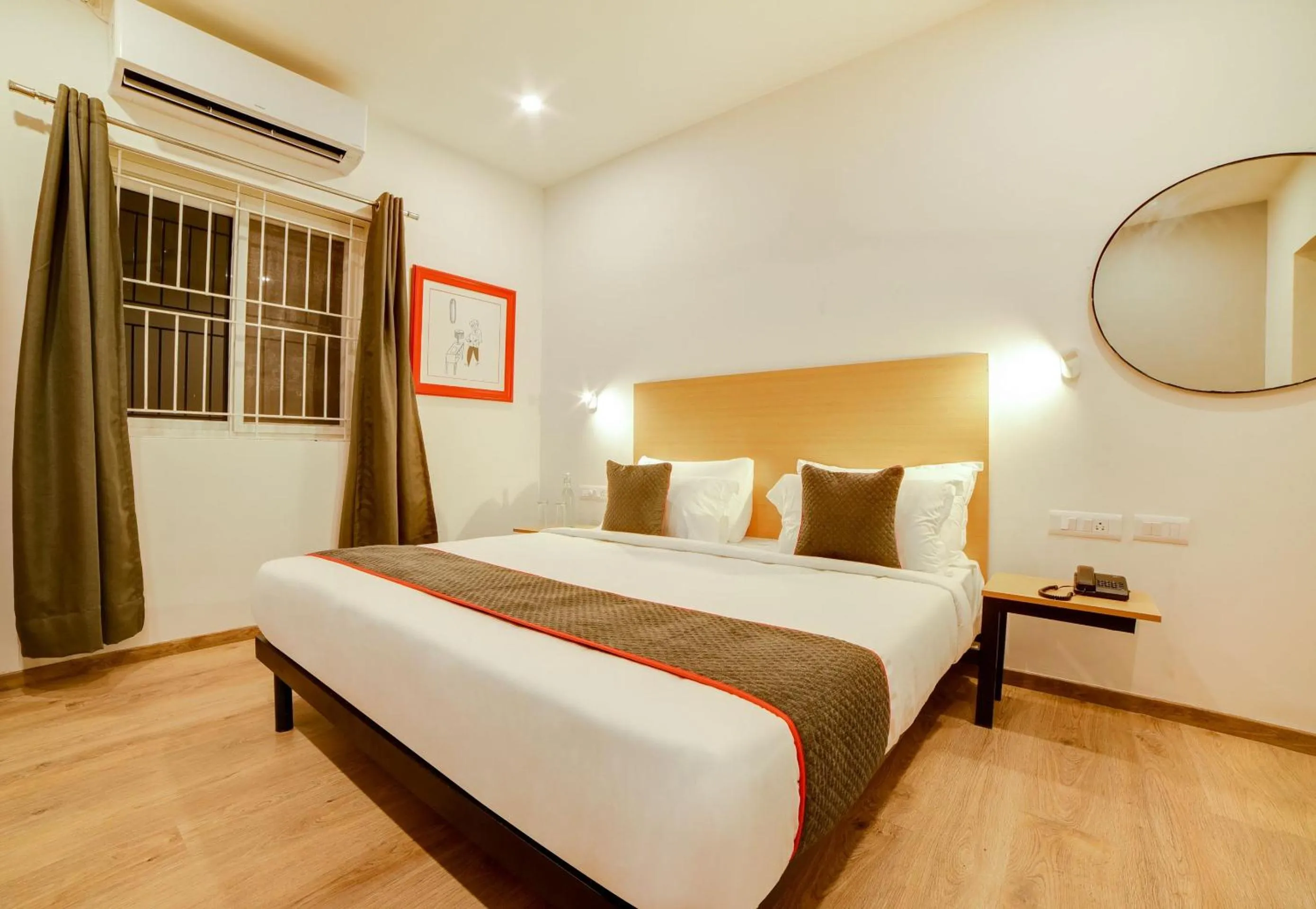 Bedroom, Bed in Super Townhouse Hosur Main Road Bommanahalli Near Gopalan Innovation Mall
