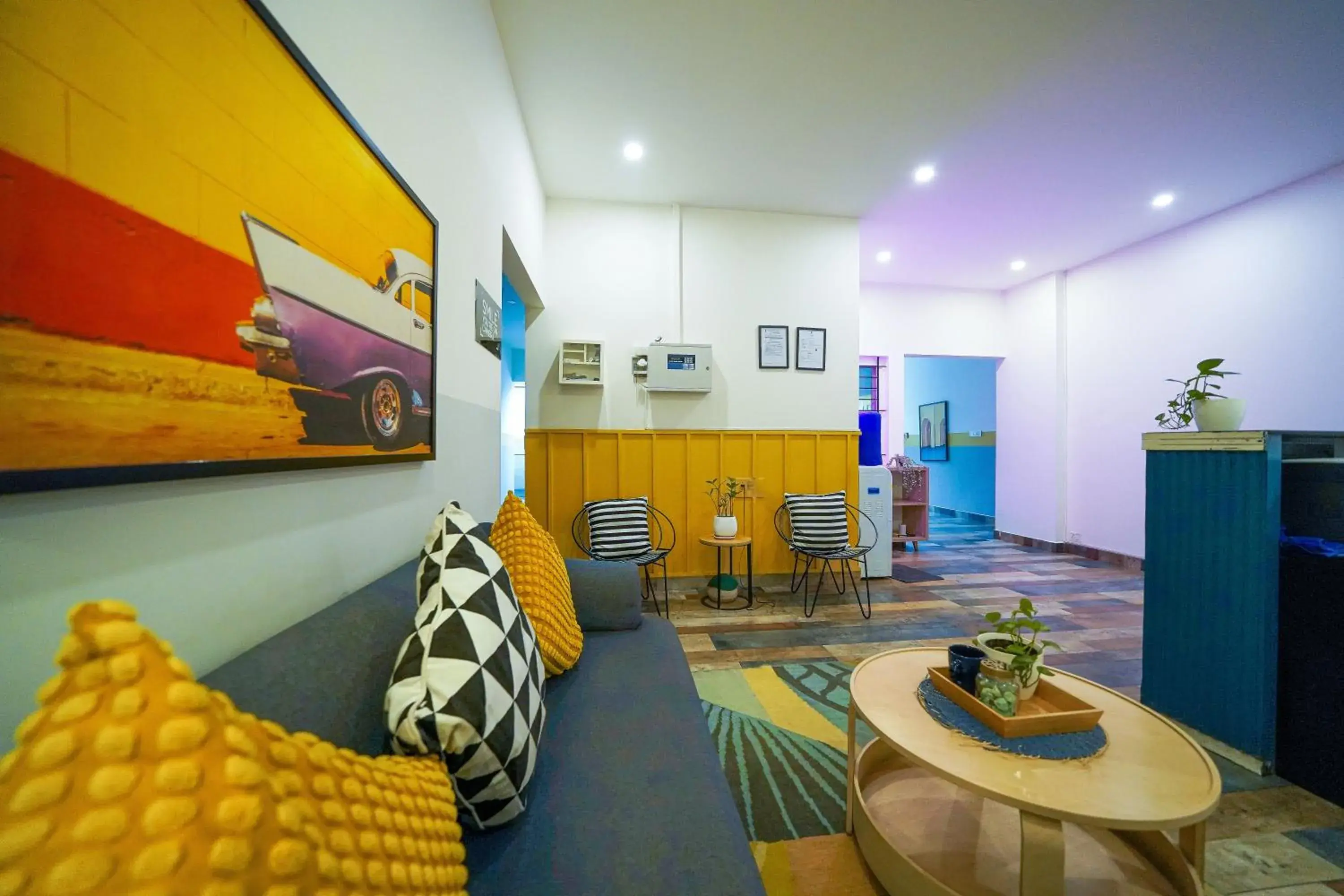 Lobby or reception in Olive Zip Kalyan Nagar by Embassy Group Lobby or reception in Olive Zip Kalyan Nagar by Embassy Group