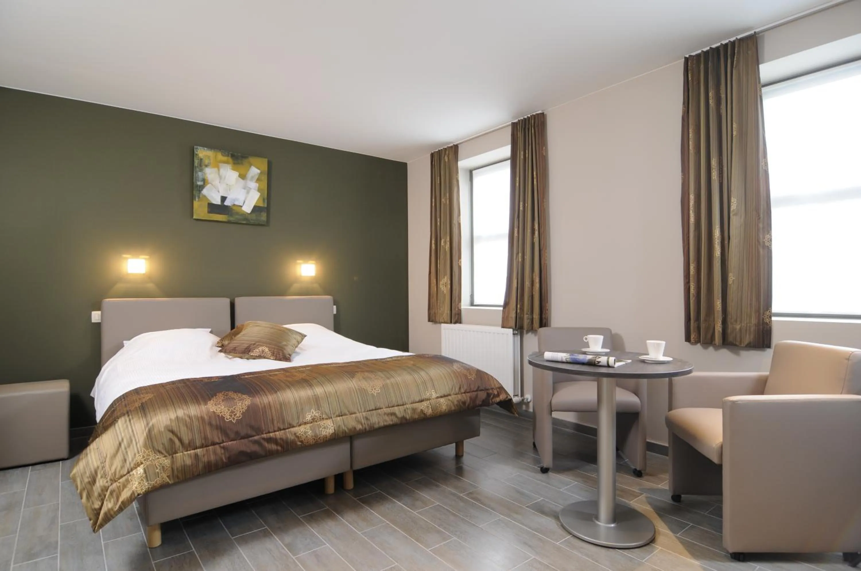 Seating area, Bed in Gastenhof Ter Lombeek