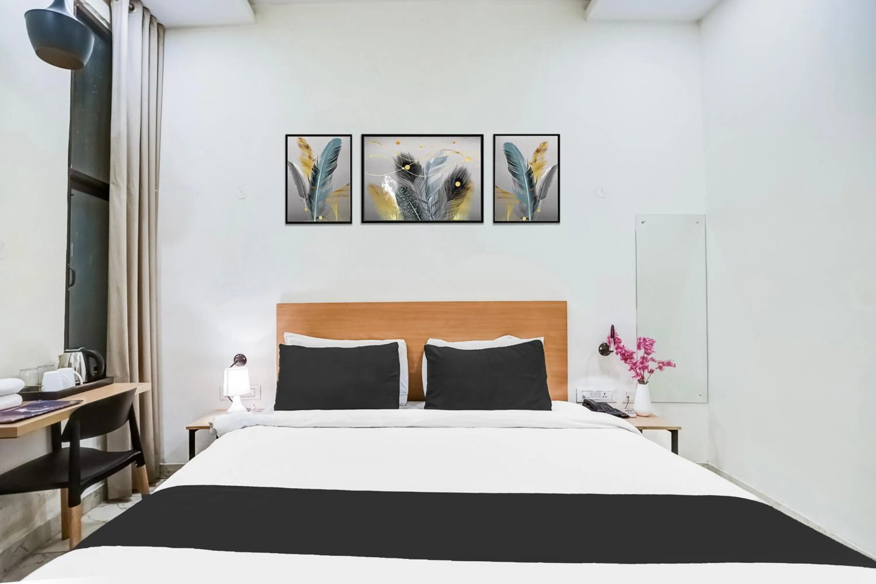 Bedroom, Bed in Super Townhouse Jagatpura Formerly Hotel Soft Patel