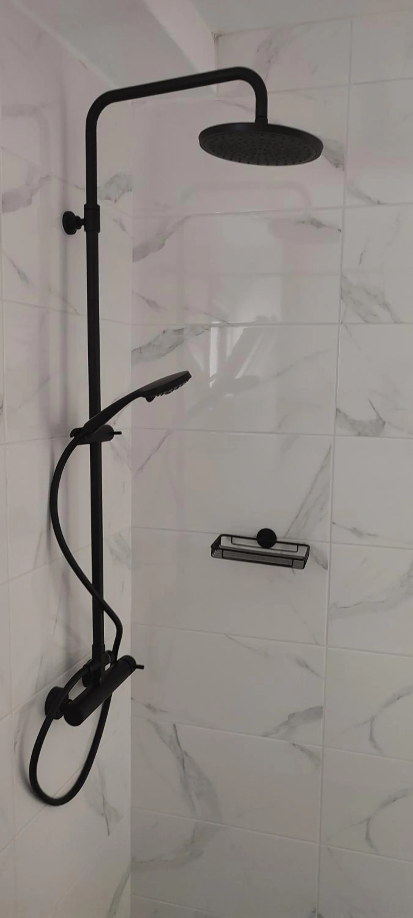 Shower in Posidonio Hotel