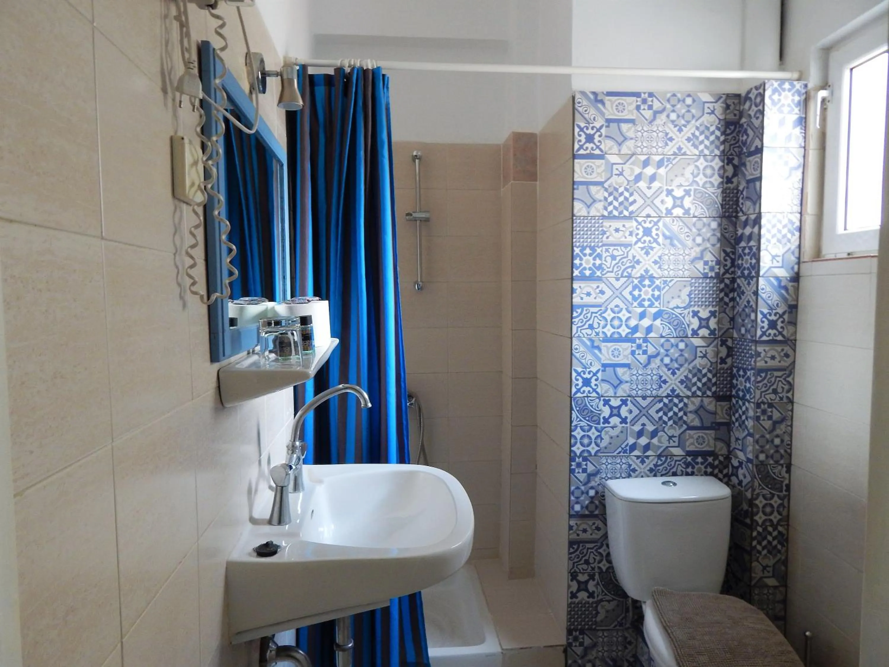 Bathroom in Posidonio Hotel