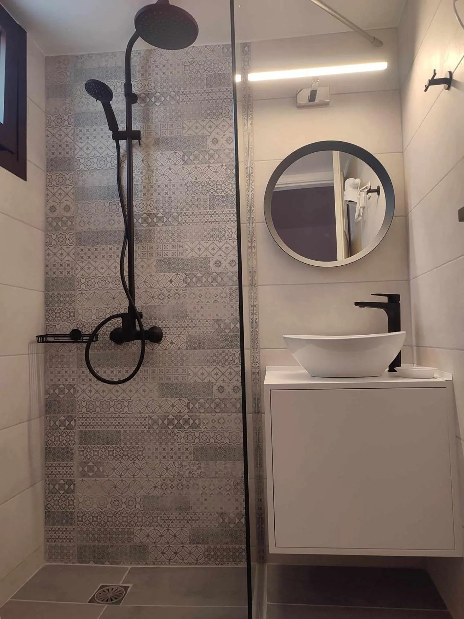 Bathroom in Posidonio Hotel