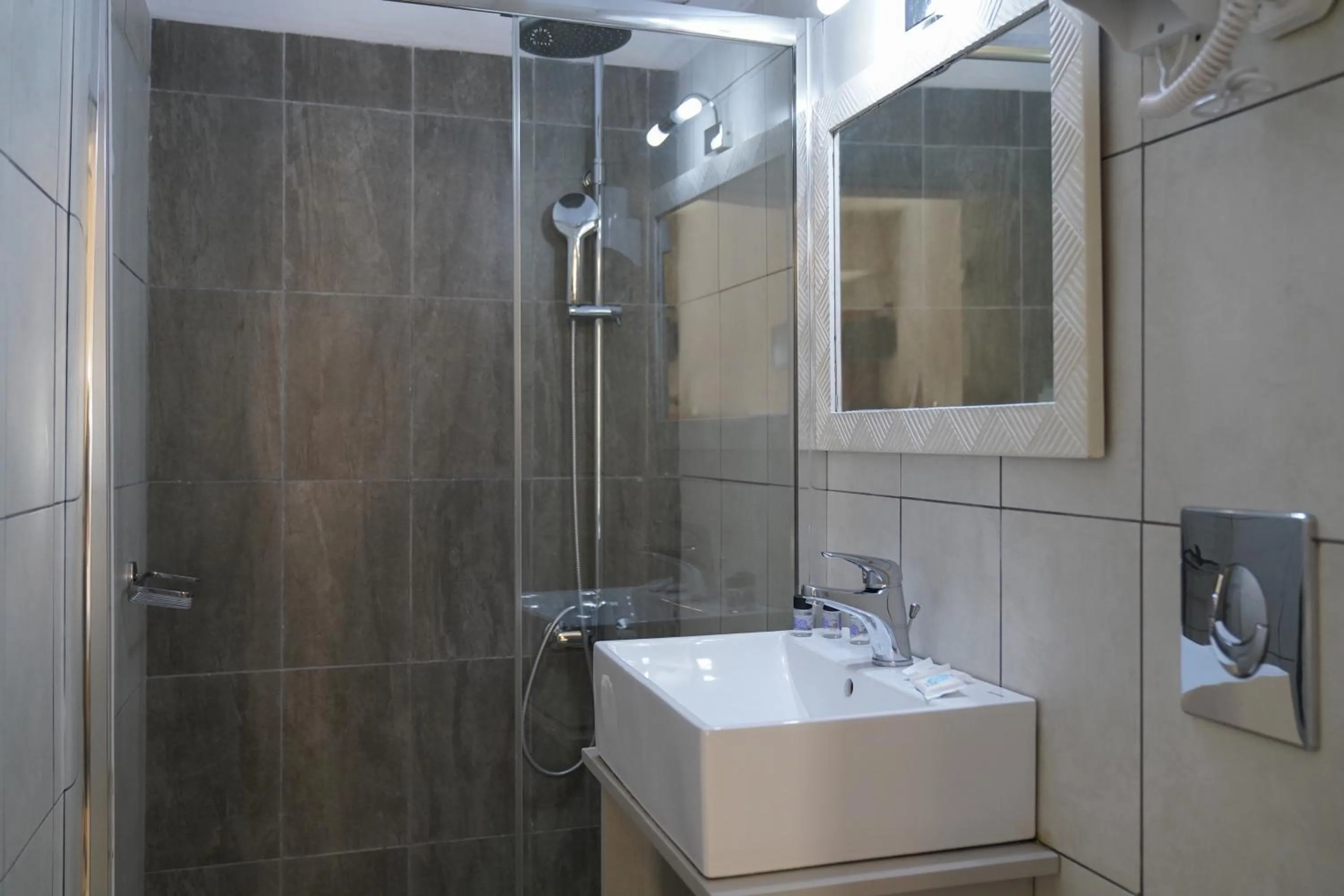 Bathroom in Posidonio Hotel