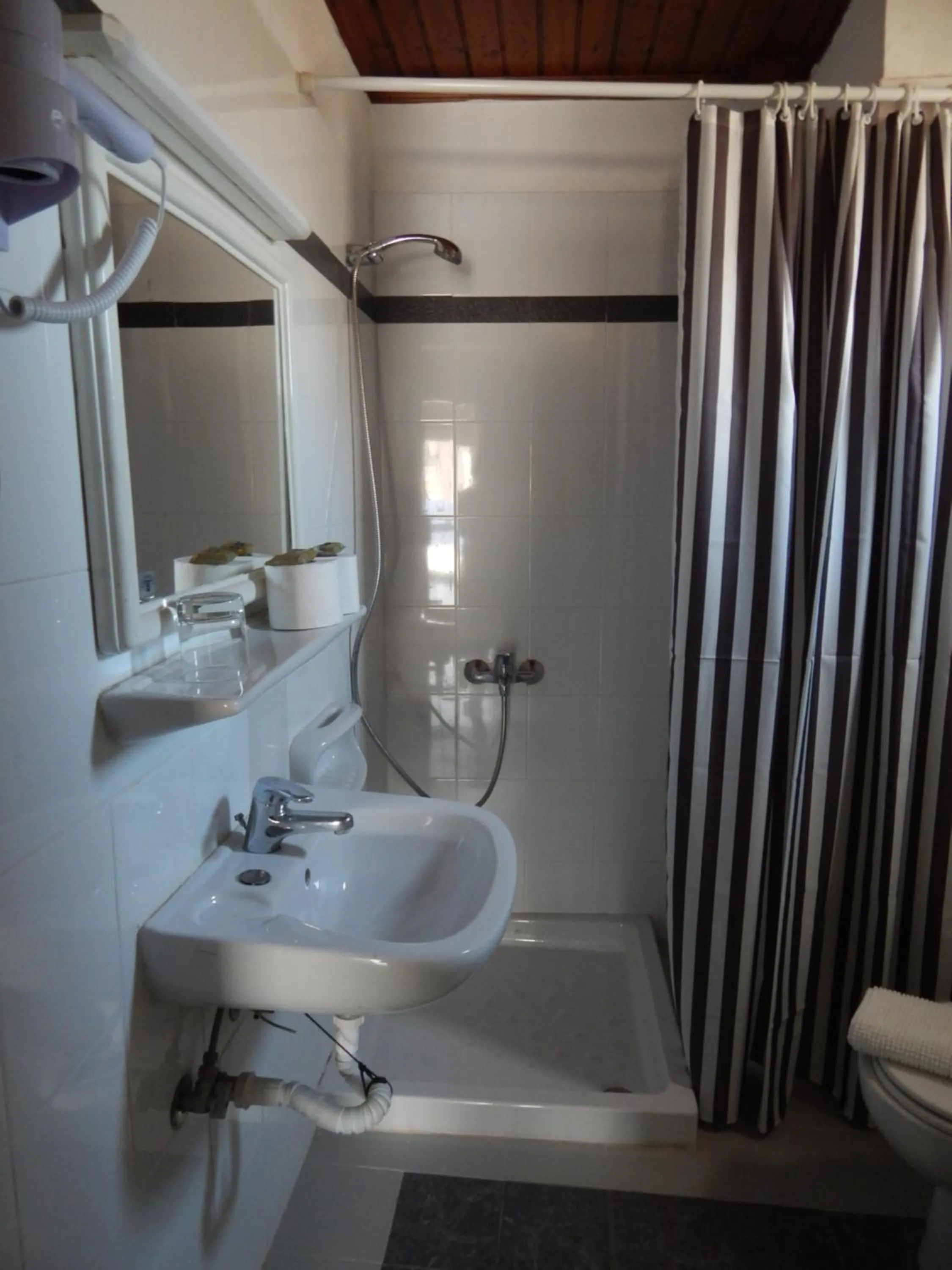 Bathroom in Posidonio Hotel