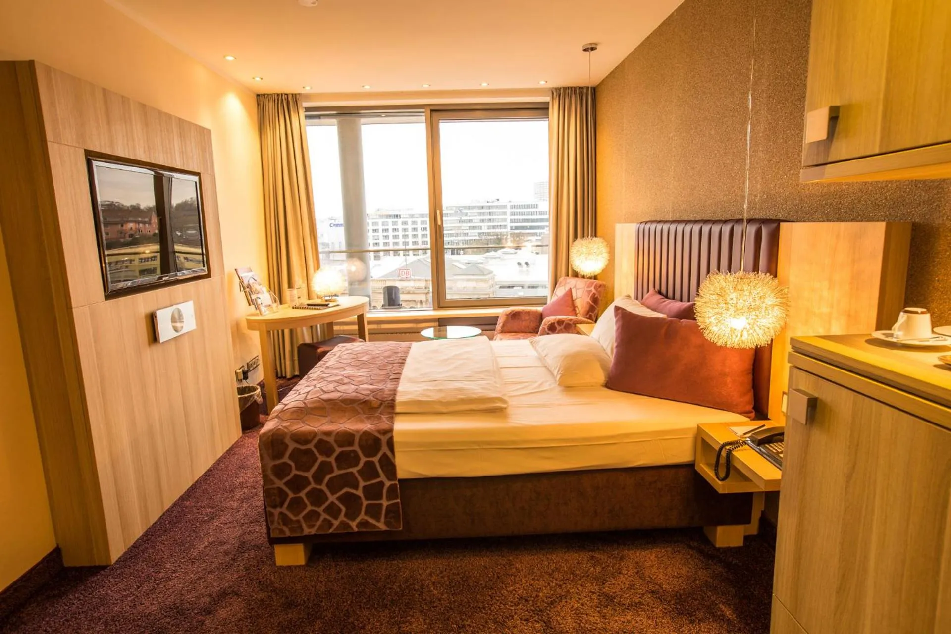 Bed in Top Hotel Hammer - Mainz Hauptbahnhof