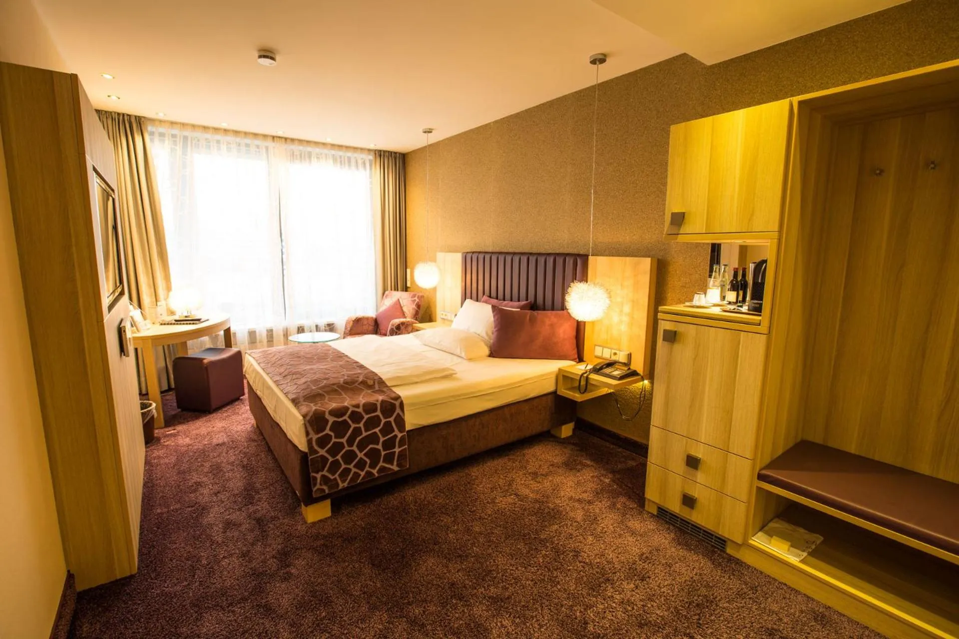 Bed in Top Hotel Hammer - Mainz Hauptbahnhof