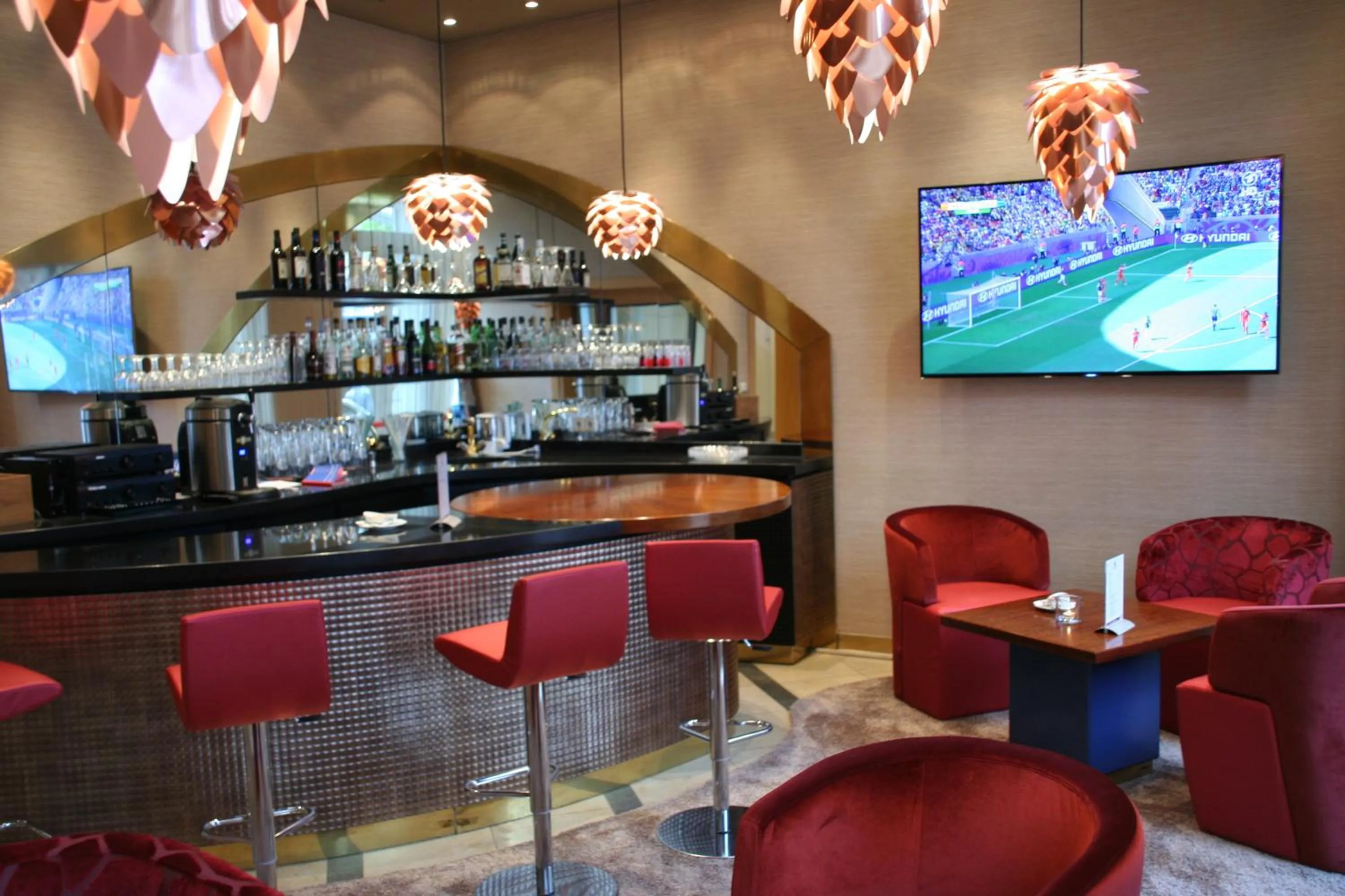 Lounge or bar in Top Hotel Hammer - Mainz Hauptbahnhof