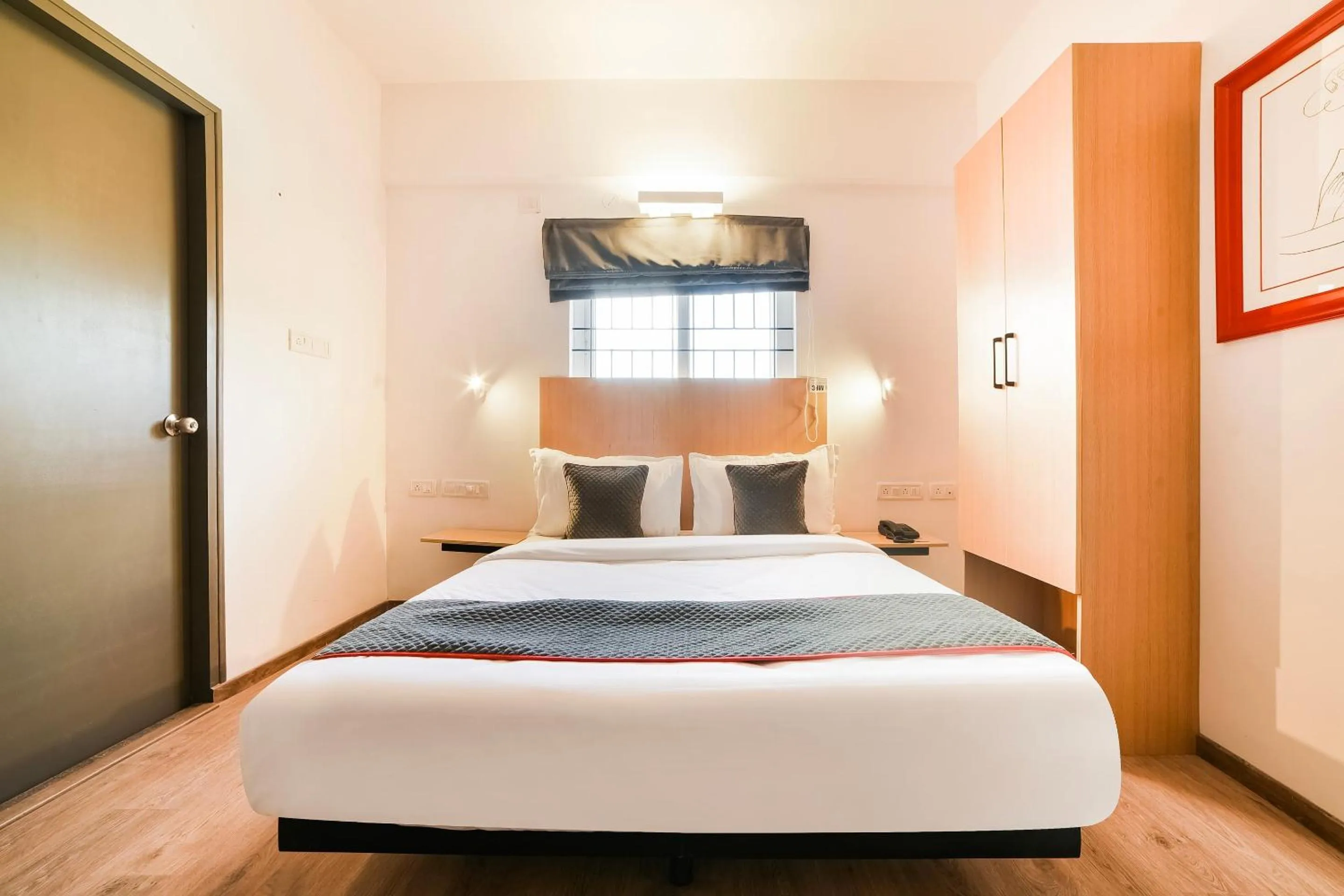 Bedroom, Bed in Townhouse Varthur Main Road Near Nexus Whitefield (The Forum Neighbourhood Mall)