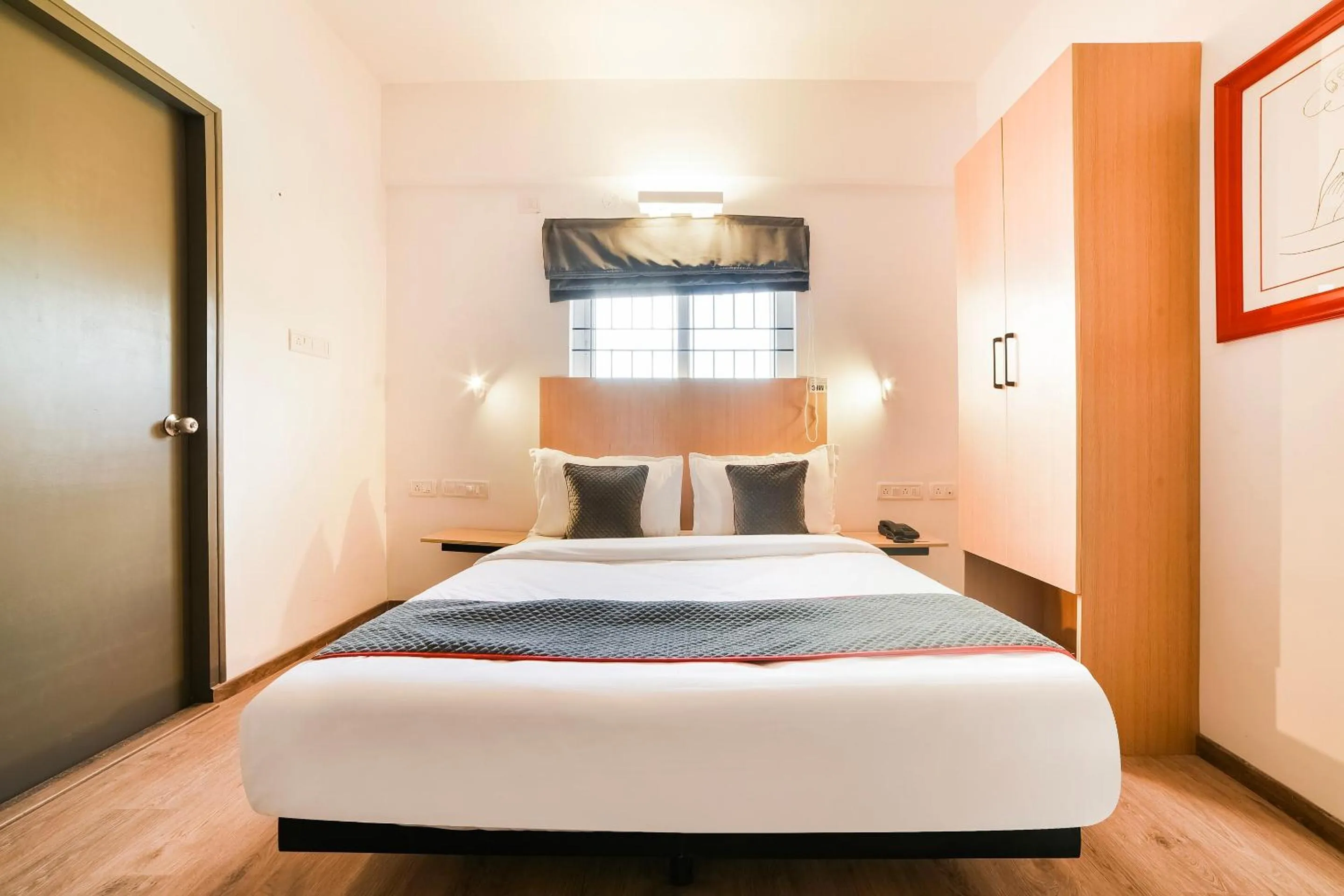 Bedroom, Bed in Townhouse Varthur Main Road Near Nexus Whitefield (The Forum Neighbourhood Mall)