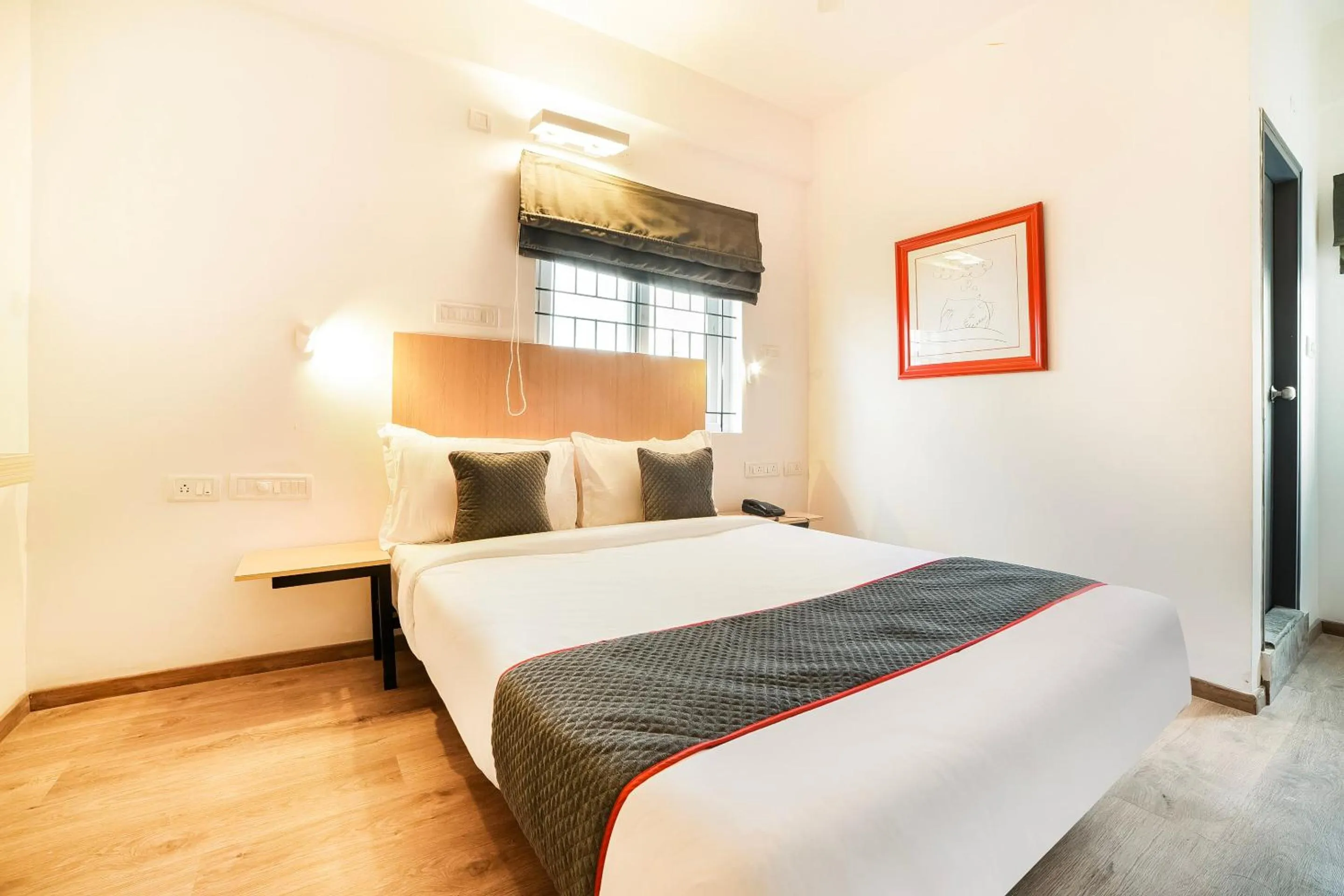 Bedroom, Bed in Townhouse Varthur Main Road Near Nexus Whitefield (The Forum Neighbourhood Mall)