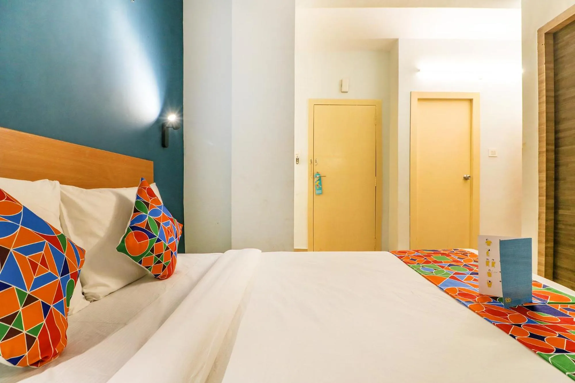 Bed in FabHotel Azure Sky - Nr Ruby Hospital