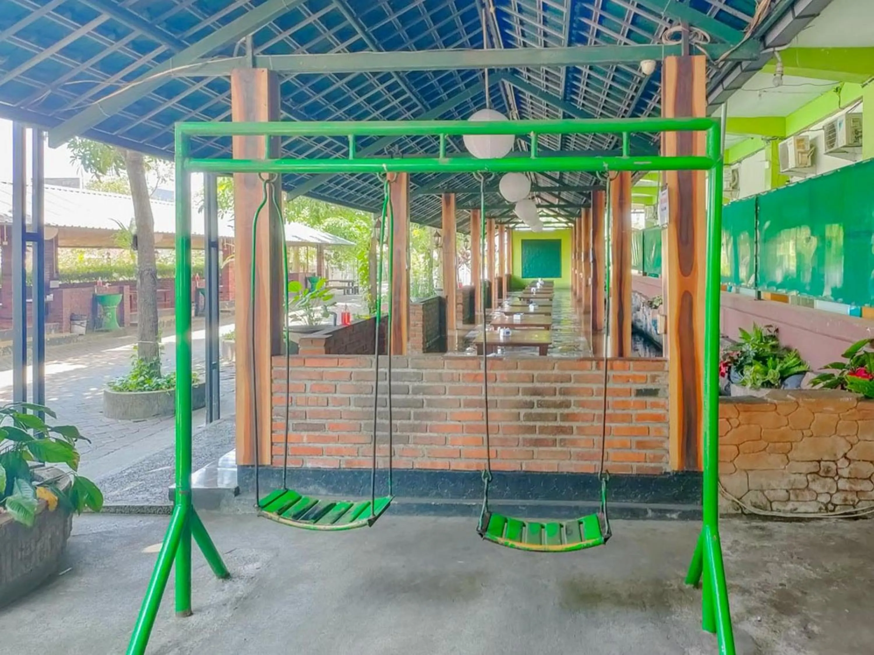 Children play ground in RedDoorz Syariah at Mojosari