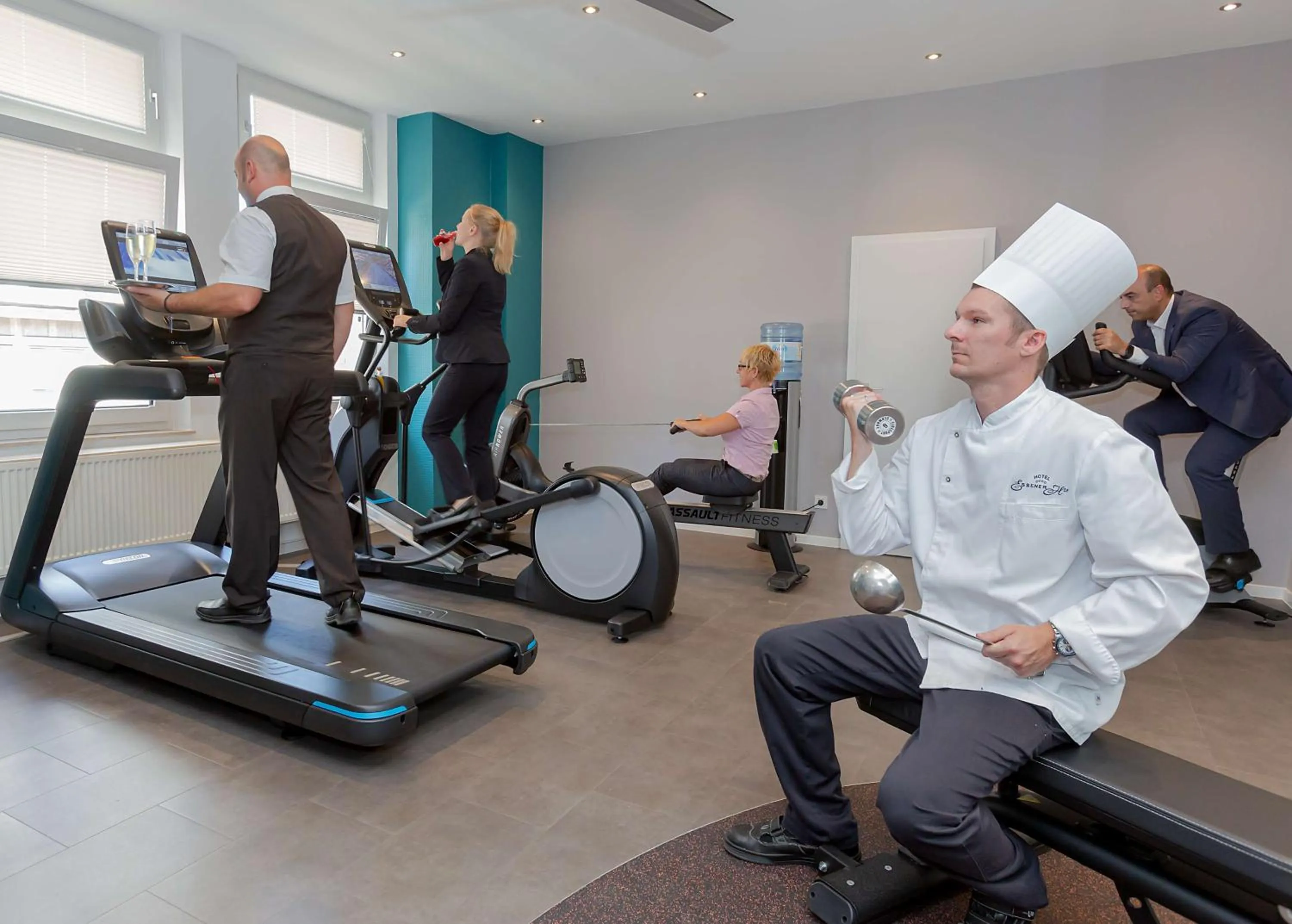 Fitness centre/facilities in Hotel Essener Hof; Sure Hotel Collection by Best Western