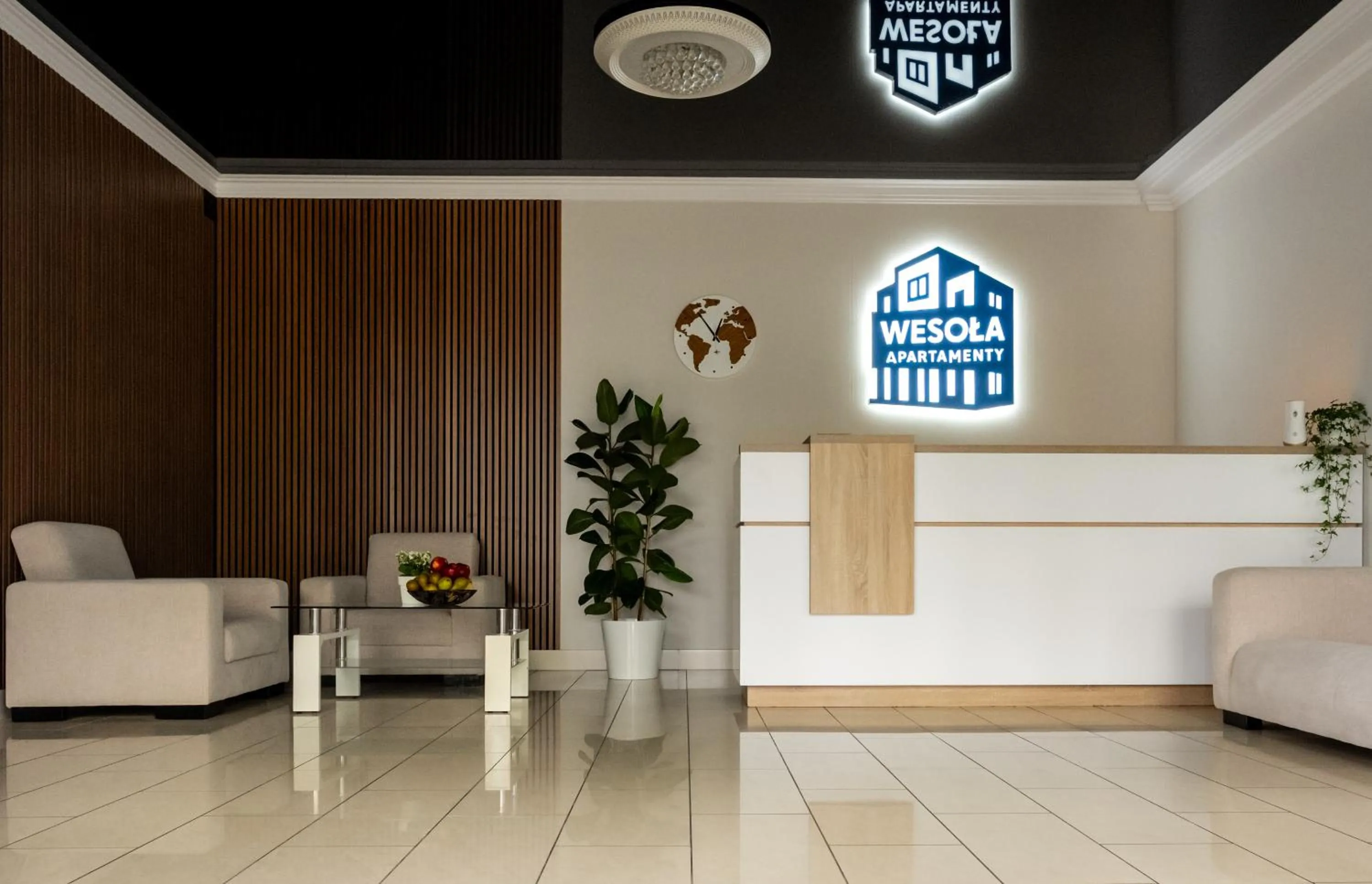 Lobby or reception in Wesoła Apartamenty