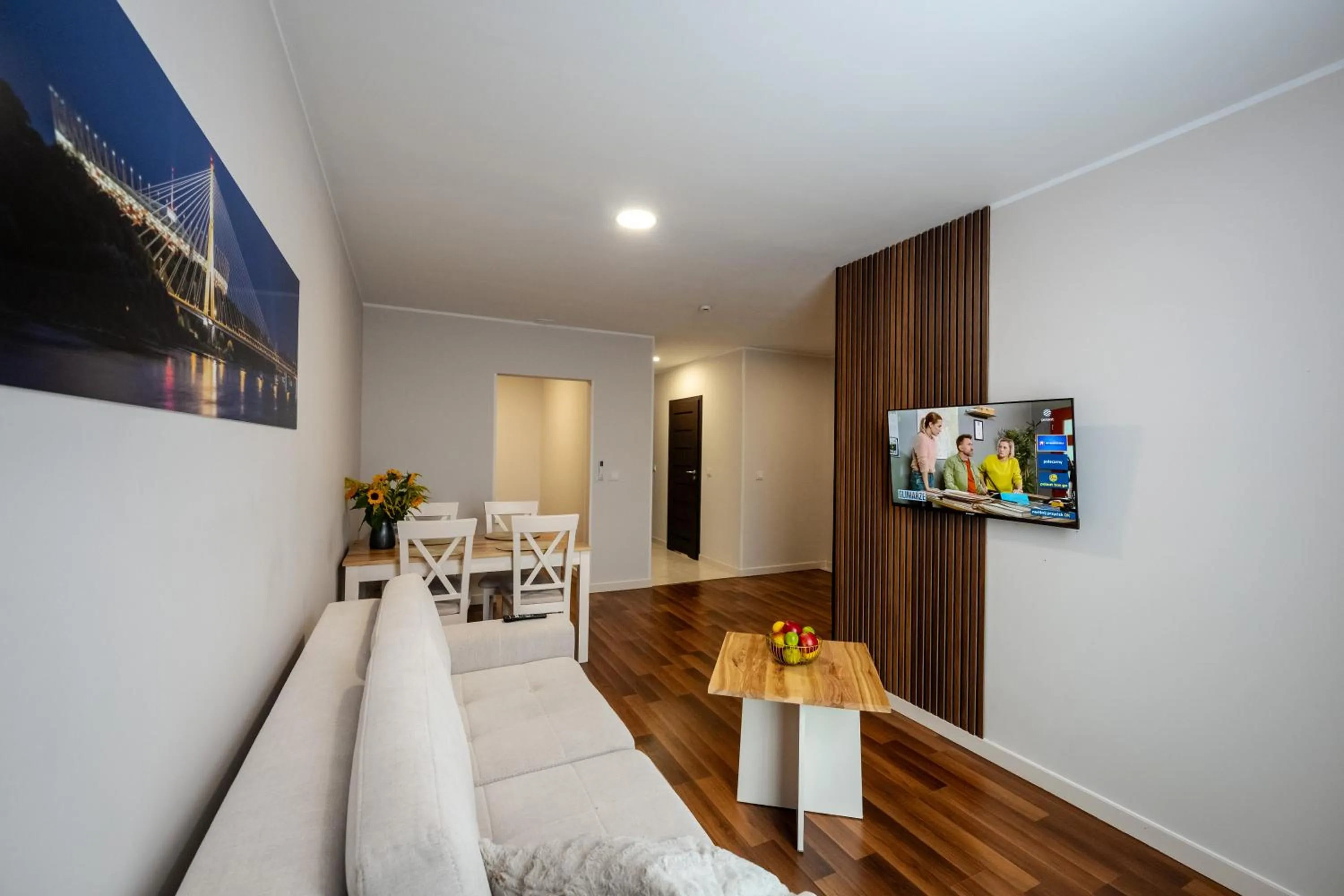 Communal lounge/ TV room in Wesoła Apartamenty