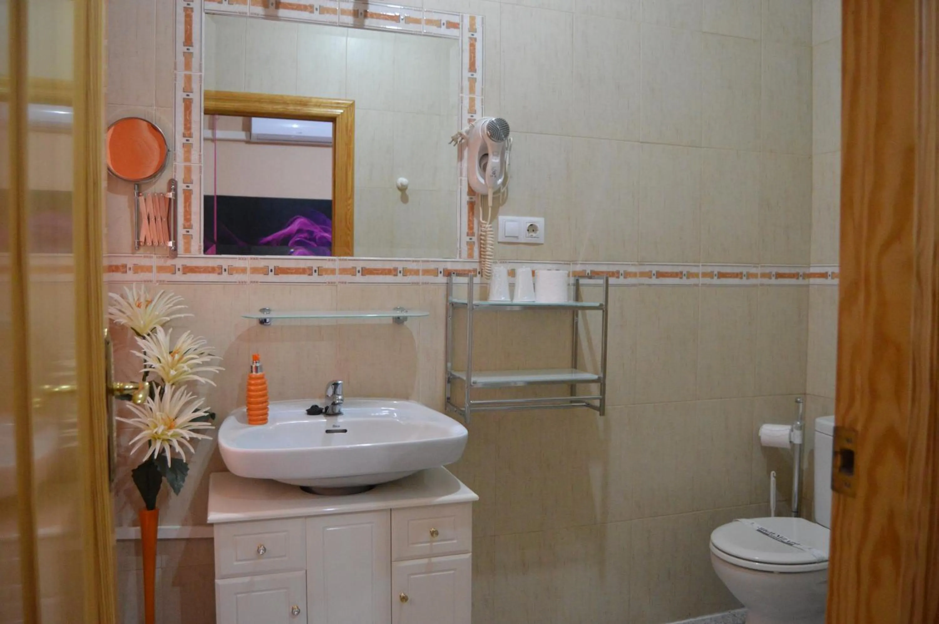 Bathroom in Hostal Carrizo