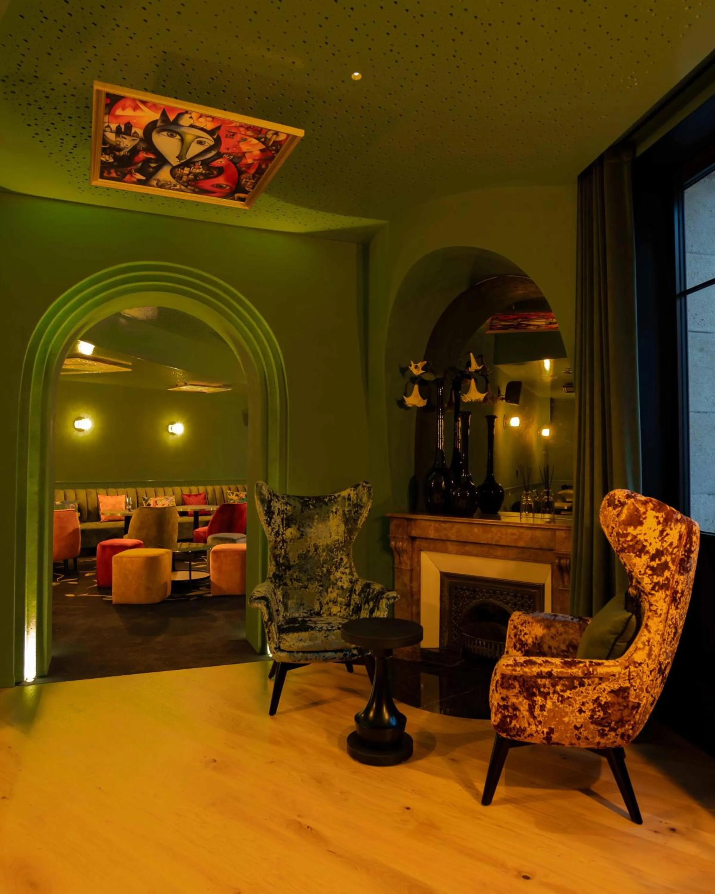 Living room in Hôtel et Restaurant Le Regina