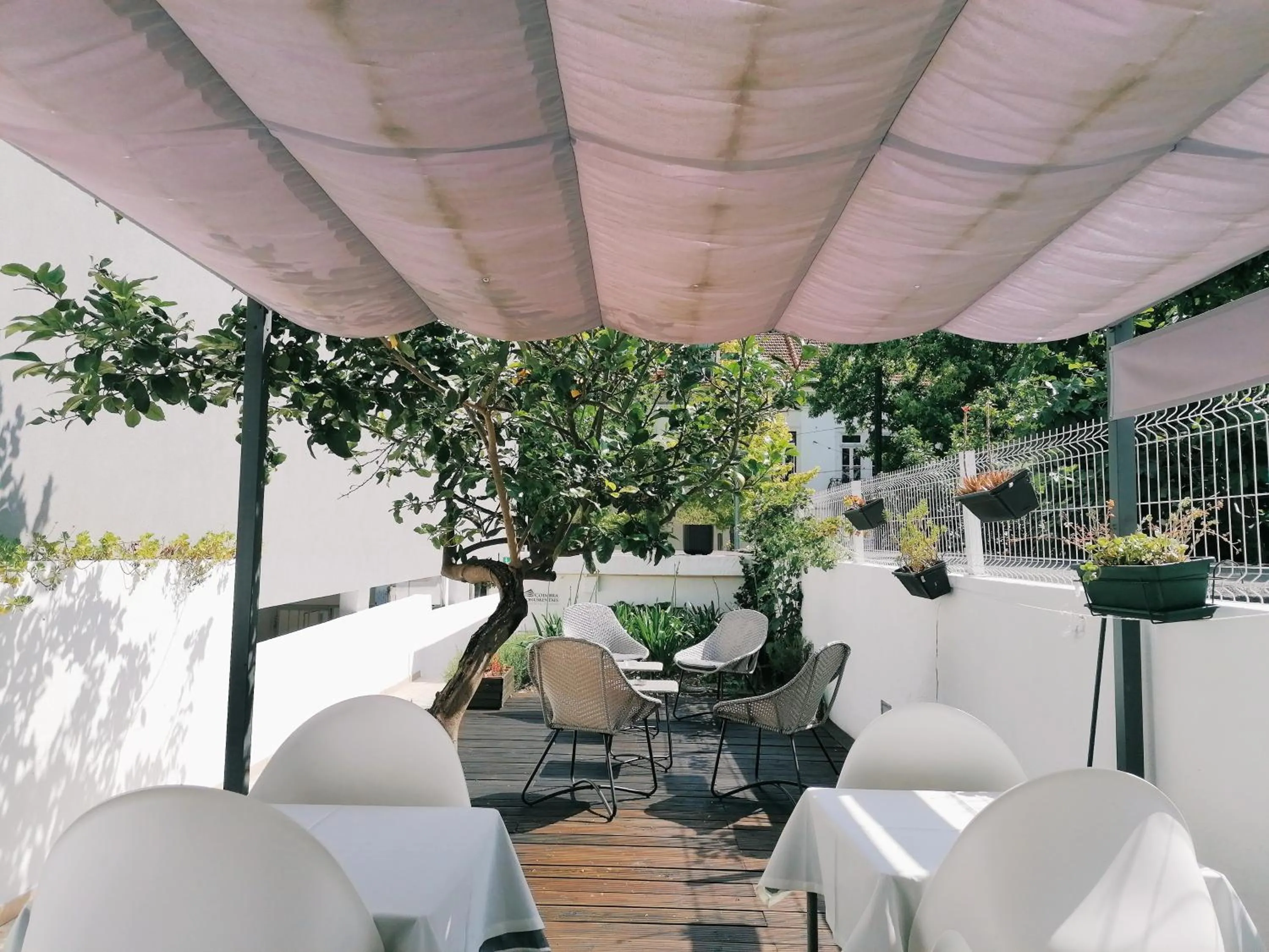 Patio in Coimbra Monumentais B&B