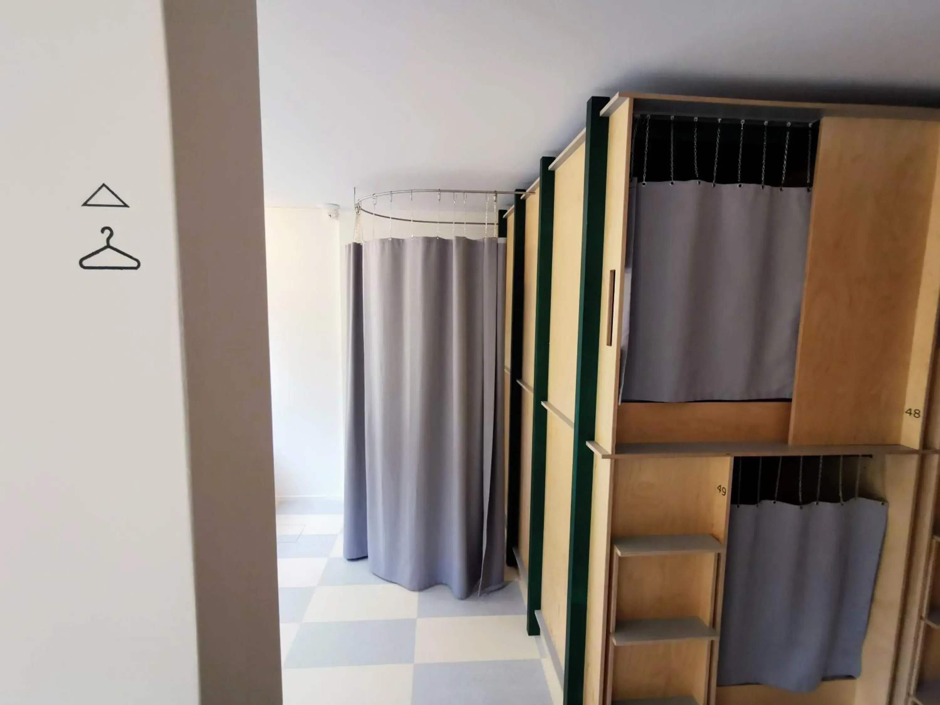 bunk bed, Bed in Green Marmot Capsule Hotel Zürich bunk bed, Bed in Green Marmot Capsule Hotel Zürich