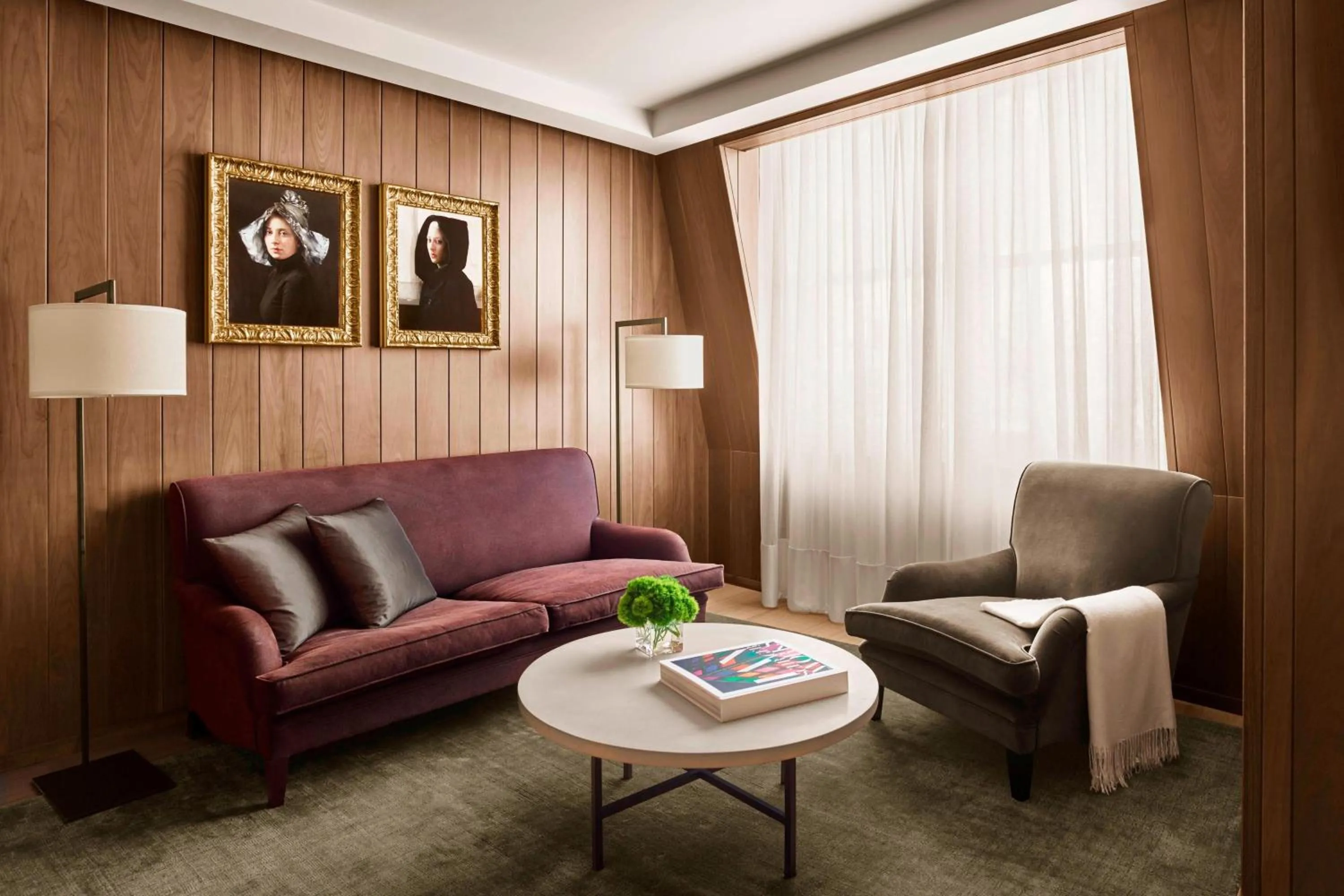 Living room in The London EDITION