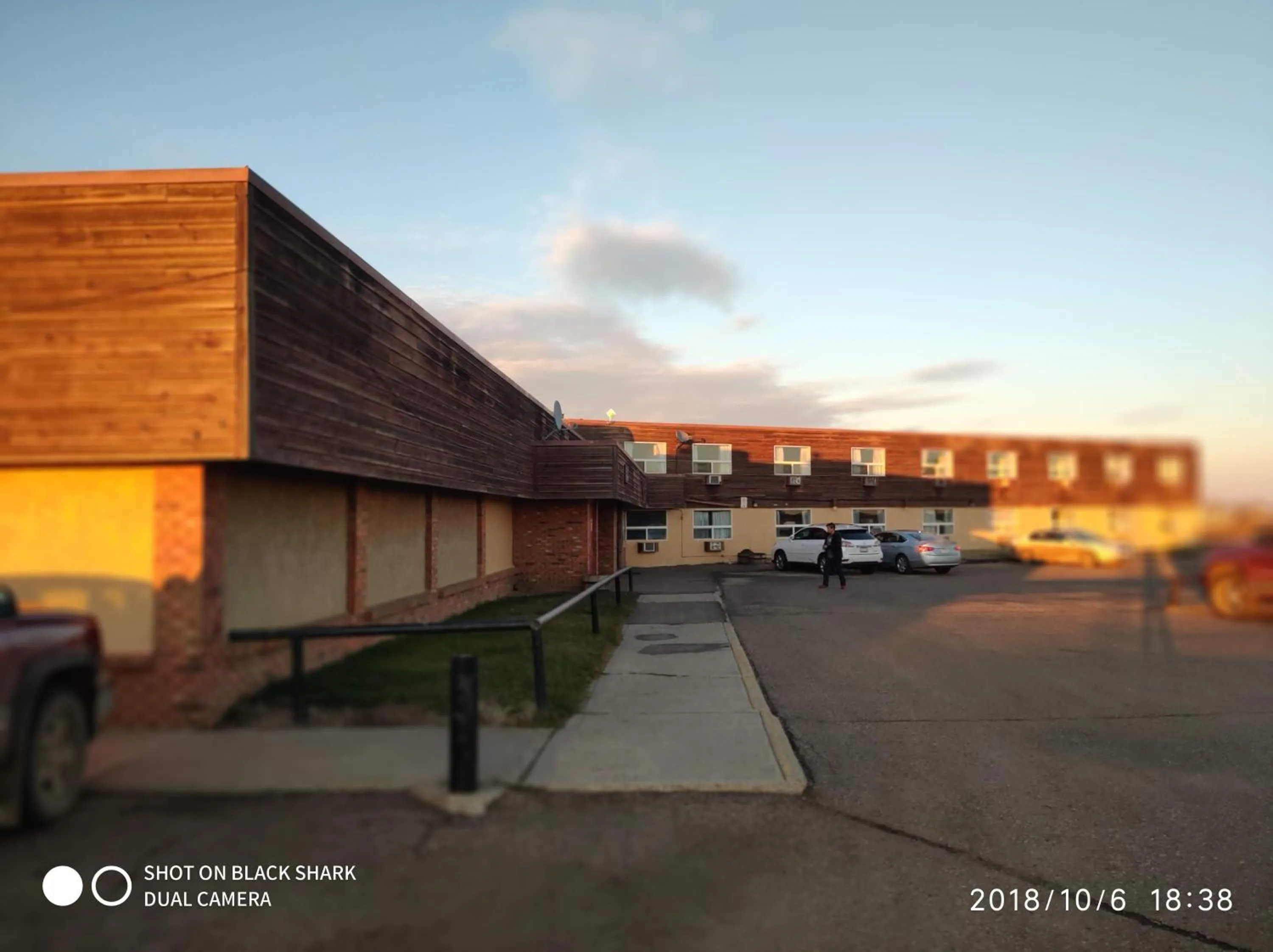 Sunset in New Frontier Hotel