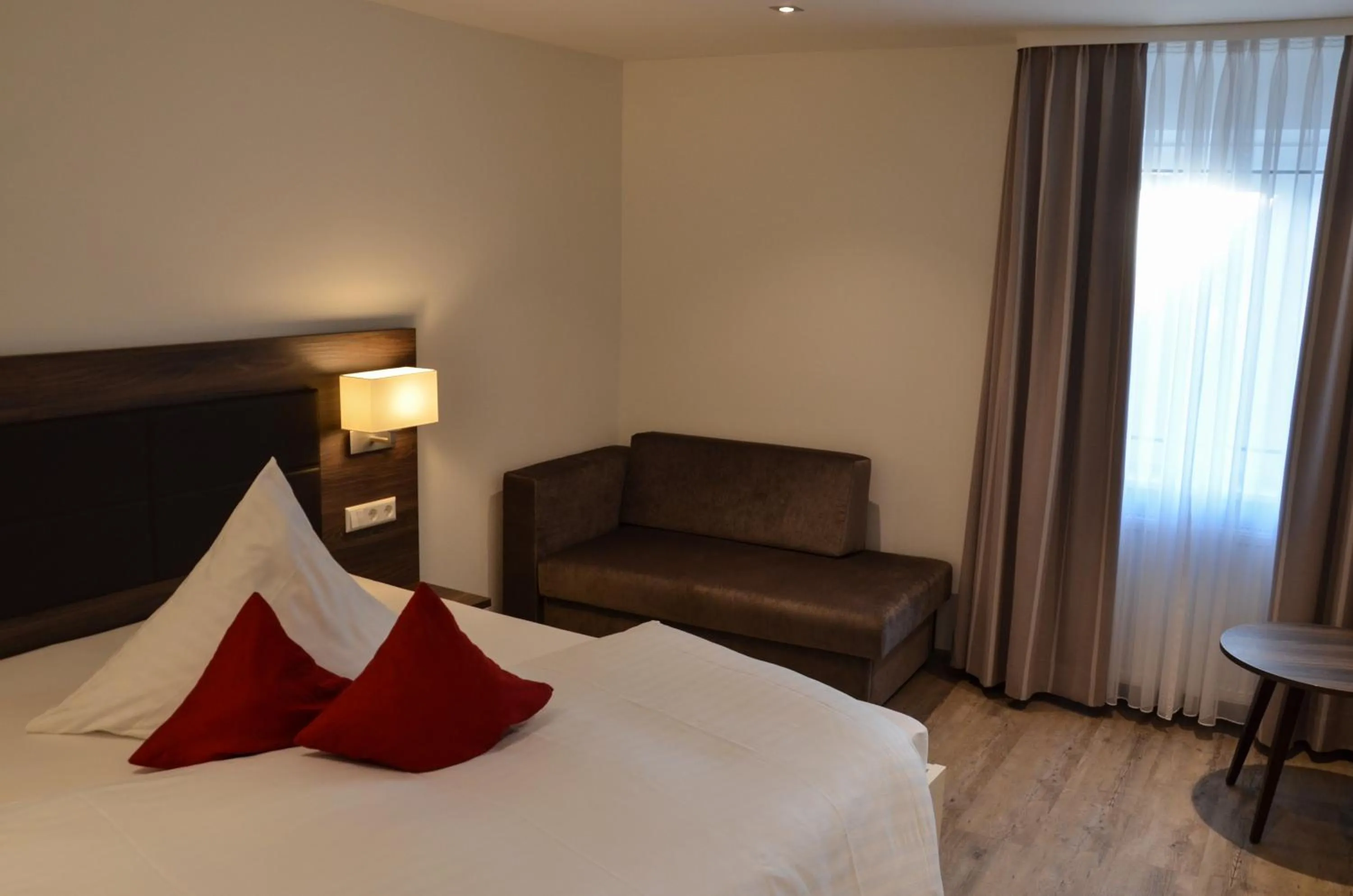 Bed in Hotel Restaurant Lamm