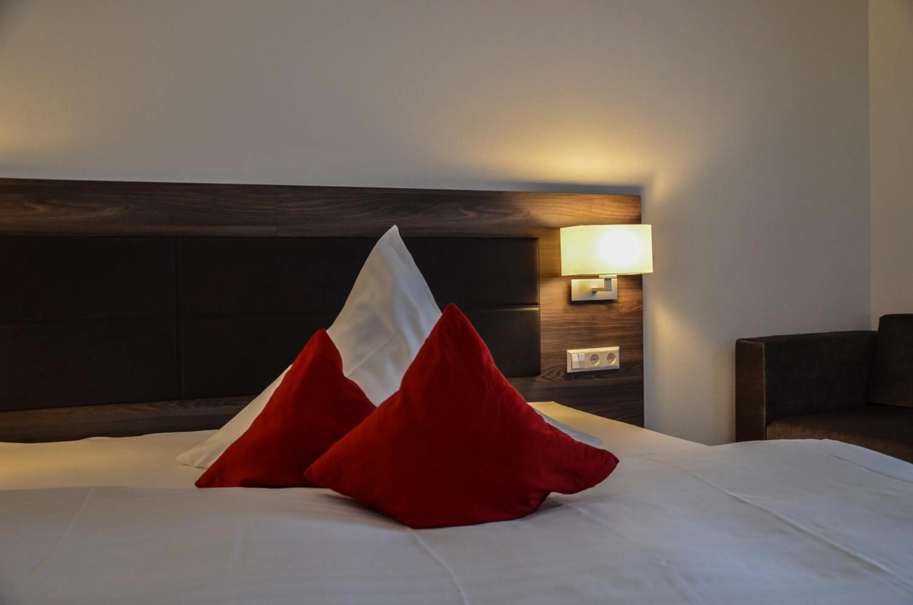 Bed in Hotel Restaurant Lamm