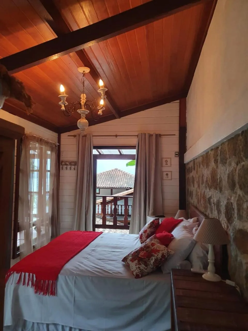 Bed in Pousada Bela Vista