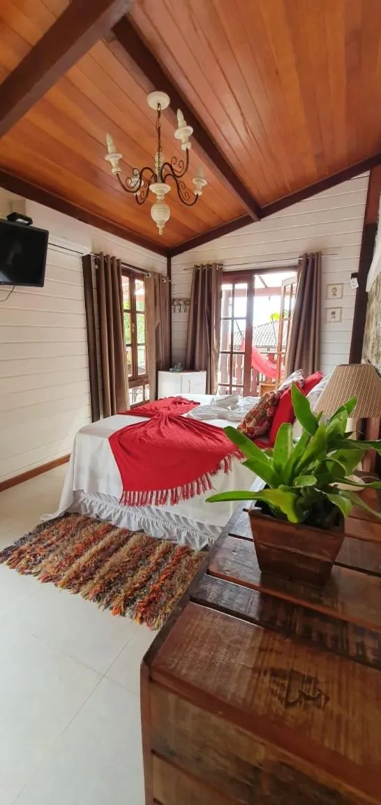 Bed in Pousada Bela Vista