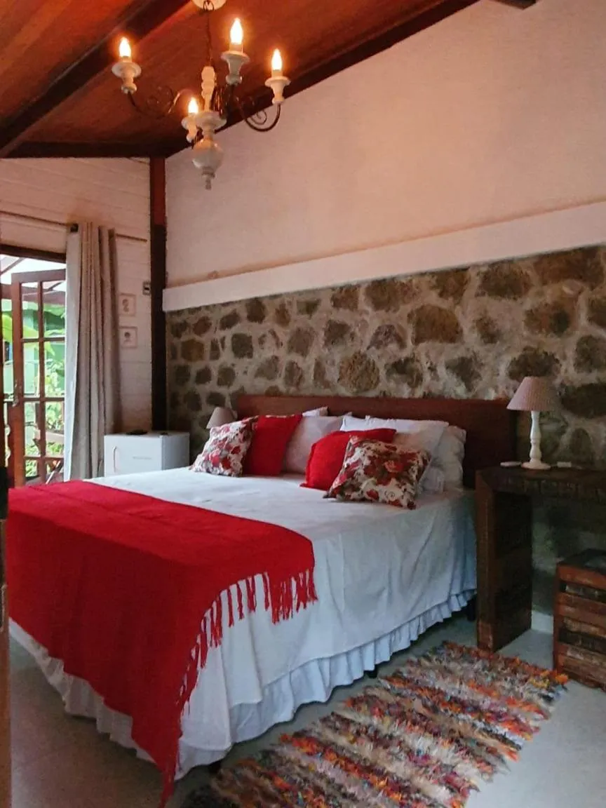 Bed in Pousada Bela Vista