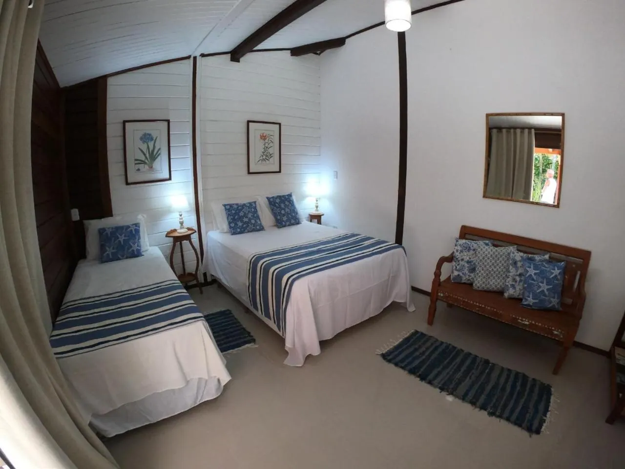 Bed in Pousada Bela Vista