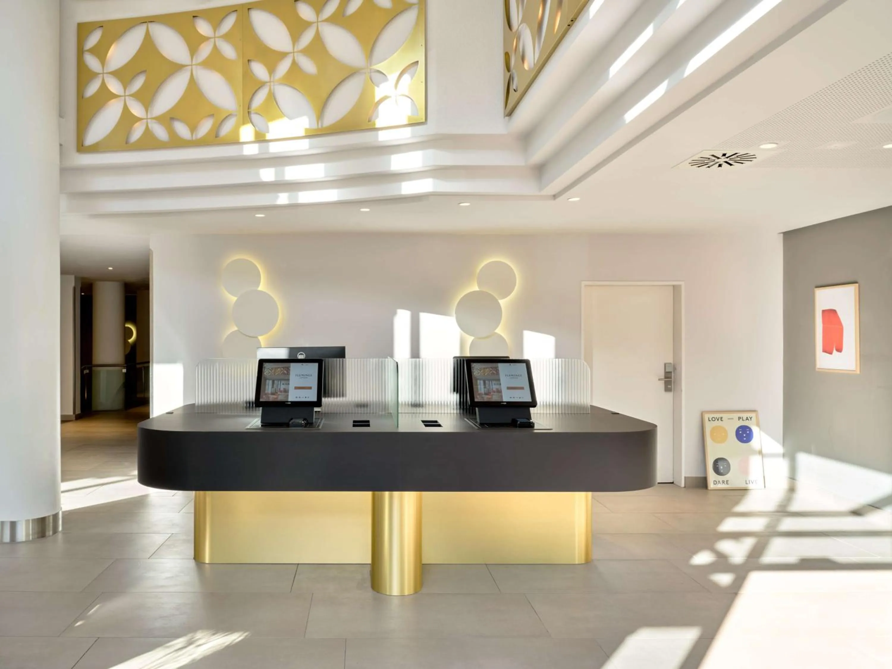 Lobby or reception in Flemings Hotel Frankfurt-Central