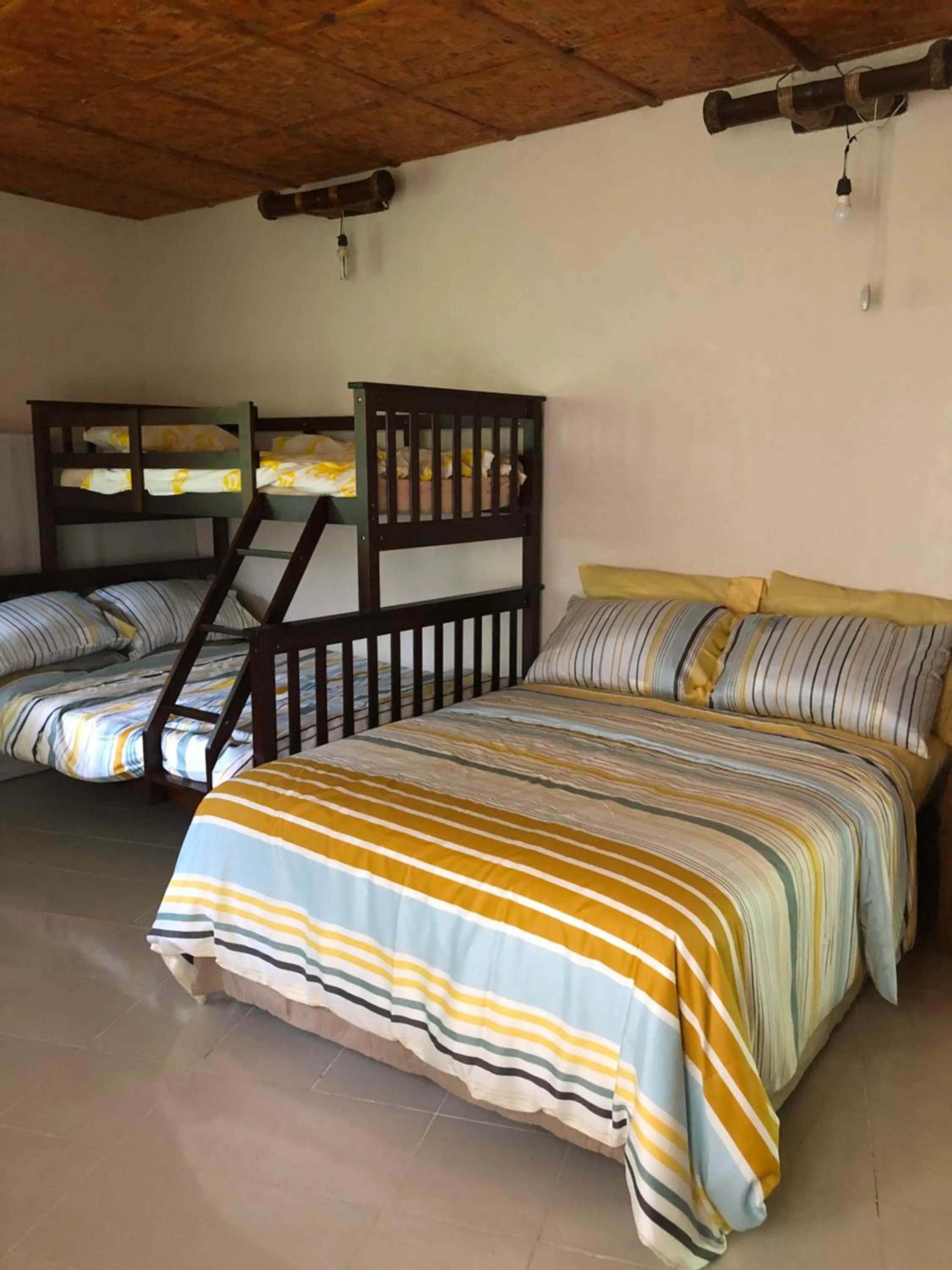 Bed in Pulangbato Falls Mountain Resort