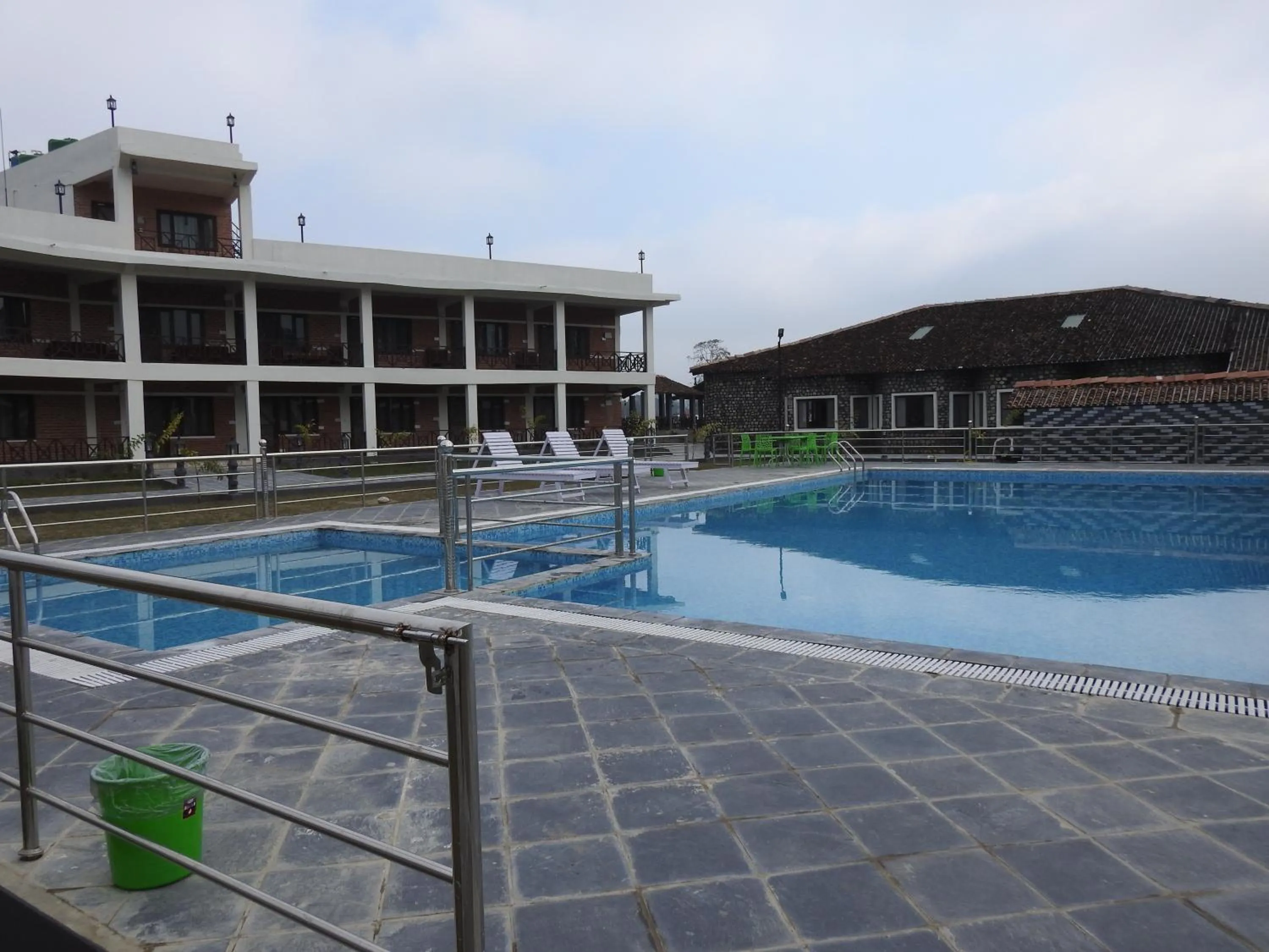 Pool view in Babai Resort Pvt Ltd