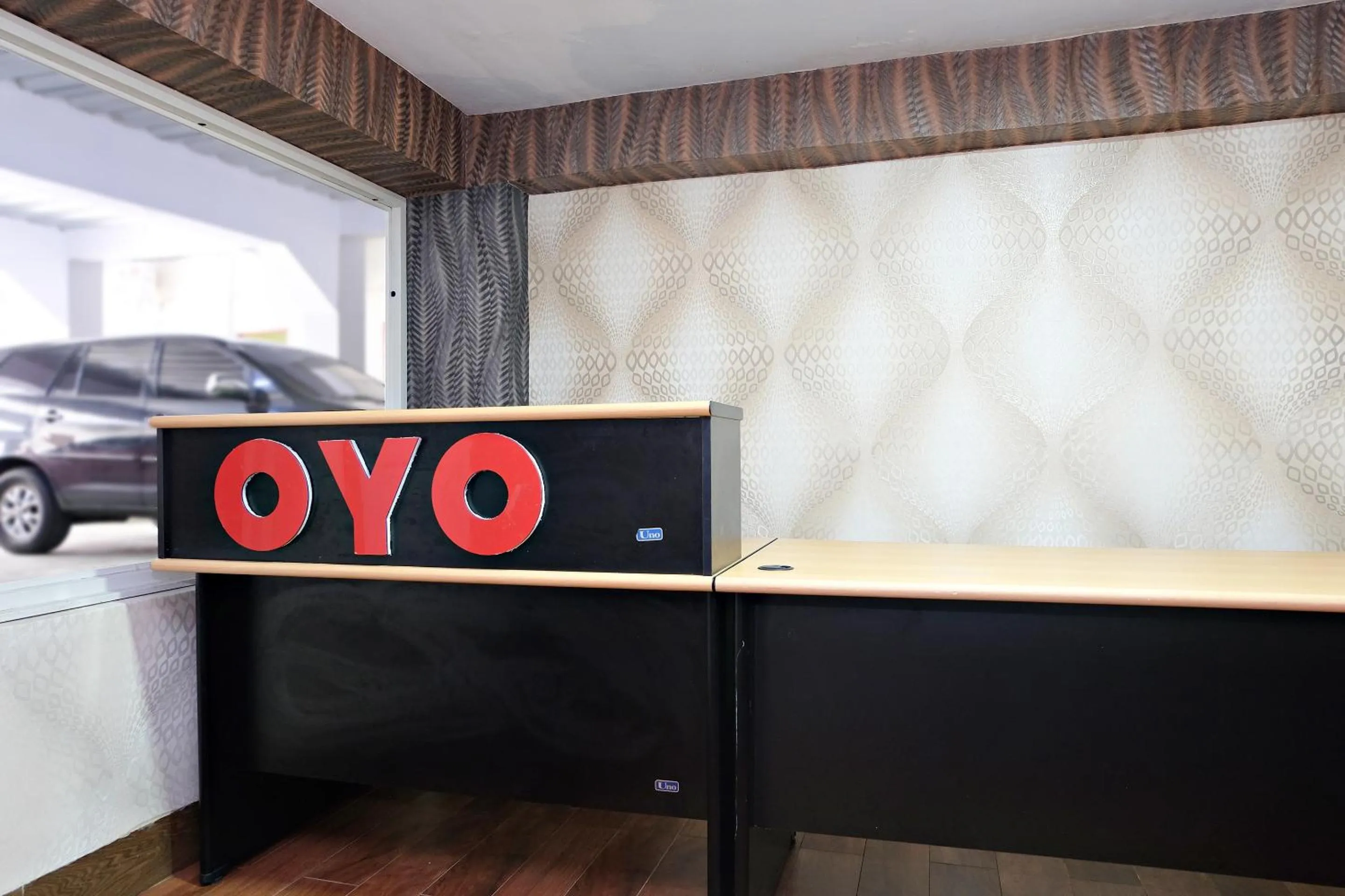 Lobby or reception in Hotel O Jinan Makassar