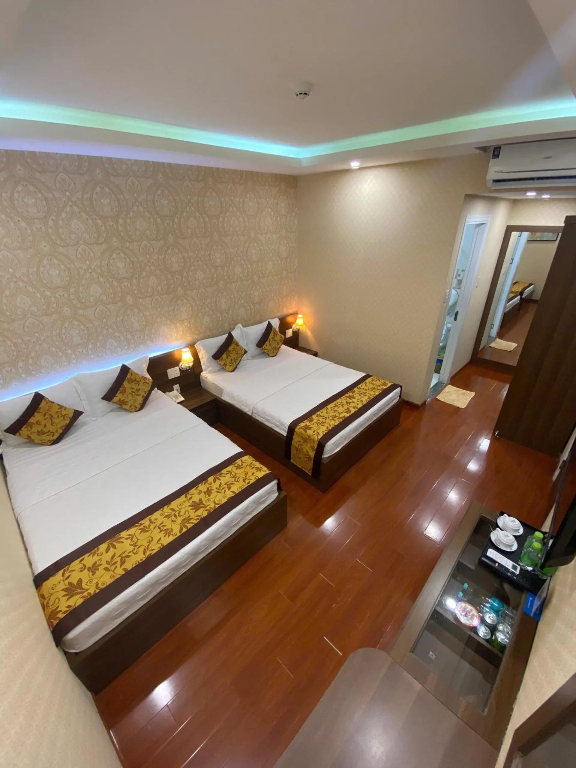 Bed in GOLD CITY Hotel