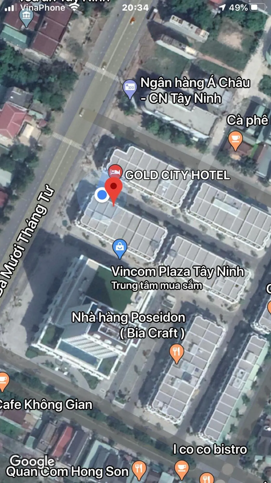 Bird's eye view in GOLD CITY Hotel