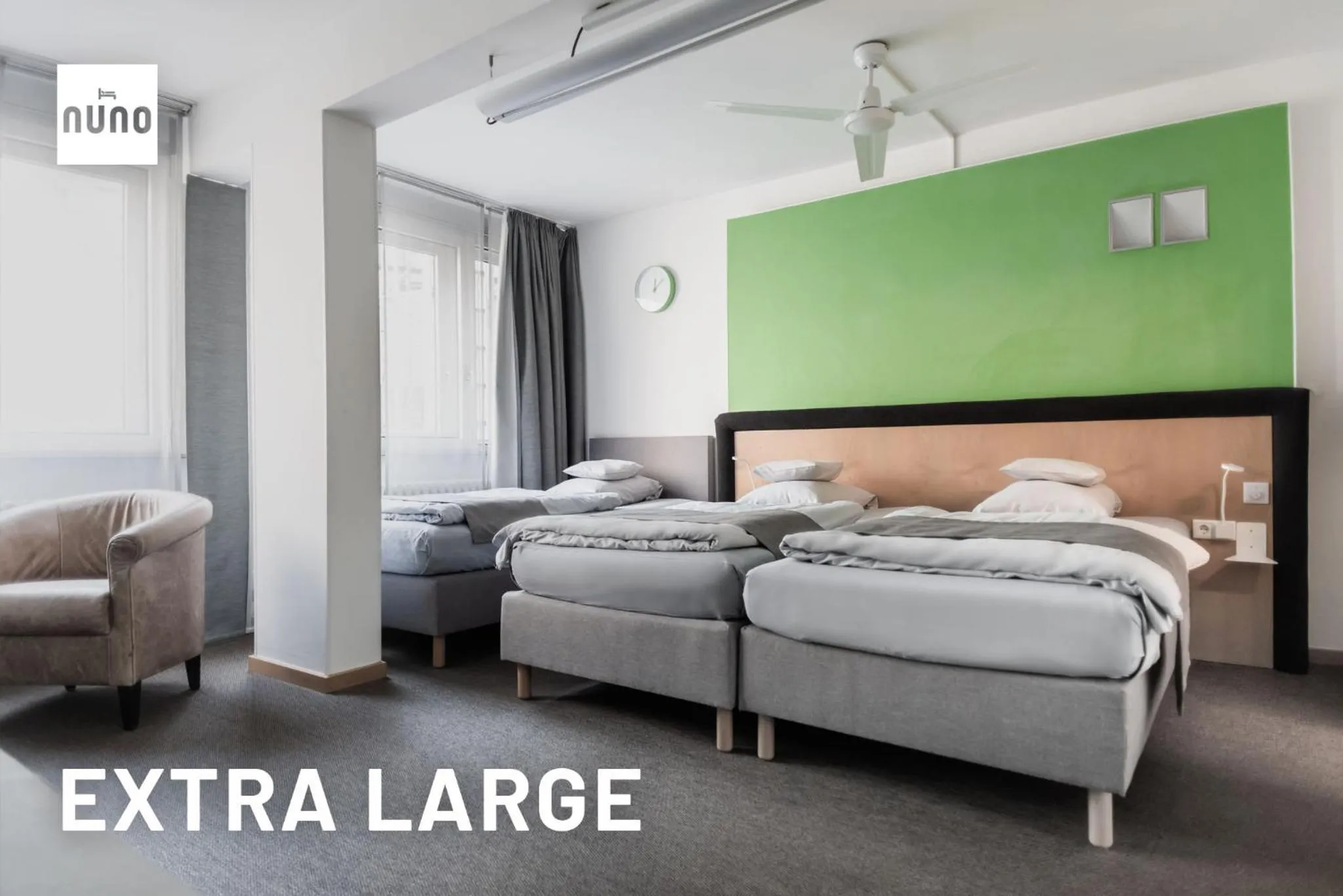 Photo of the whole room, Bed in NunoHotel